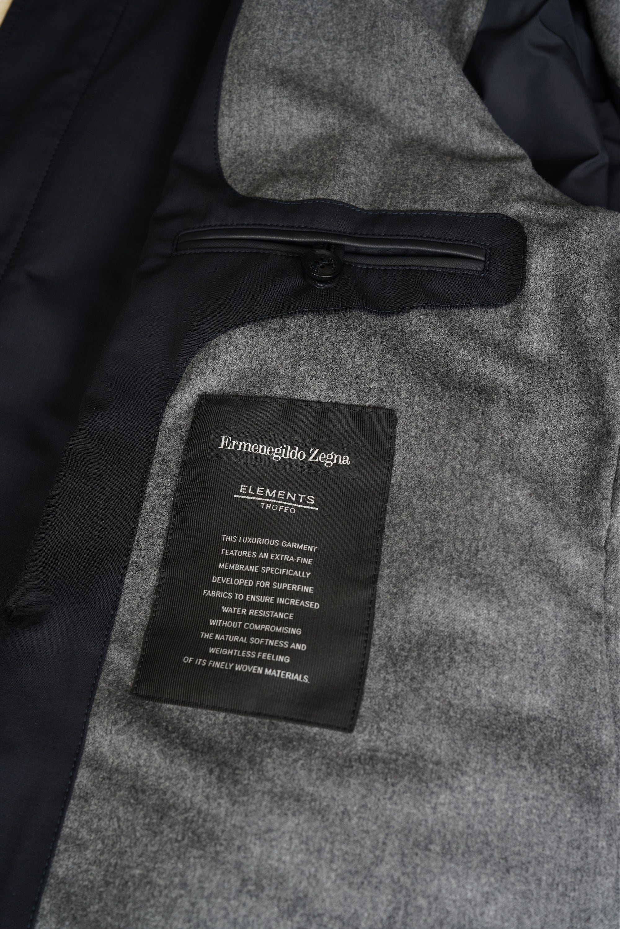 Zegna Veste Éléments Trofeo Laine 54 (L/XL)