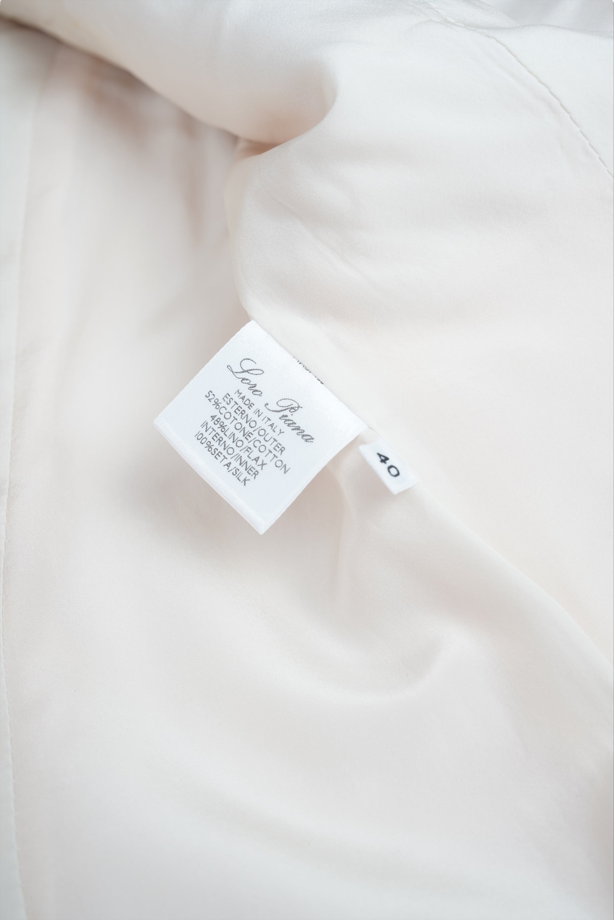 Loro Piana Jacke Traveller Damen Leinenmischung Sommer mit Seide