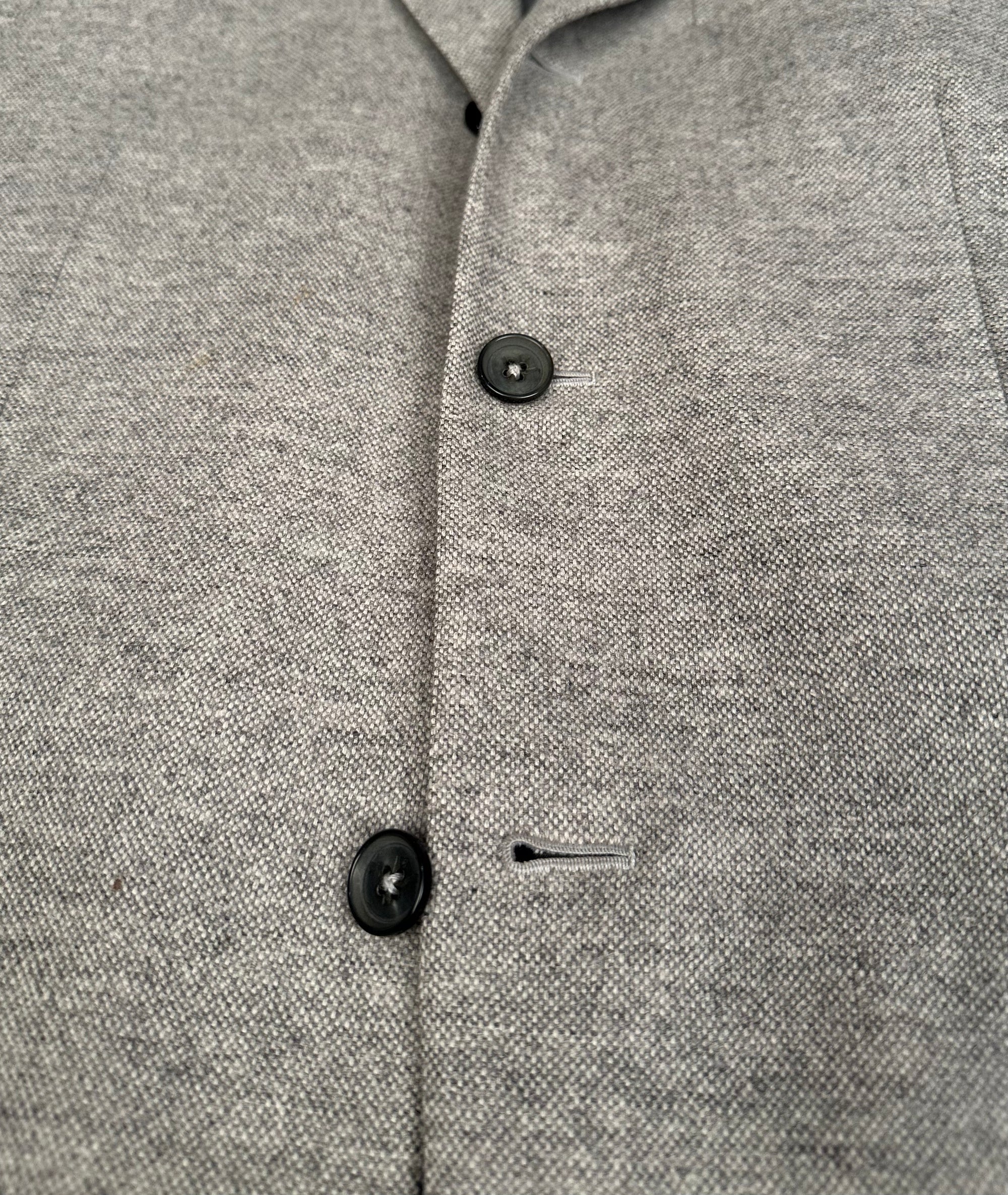 Isaia blouson blazer 48 gris aquawool