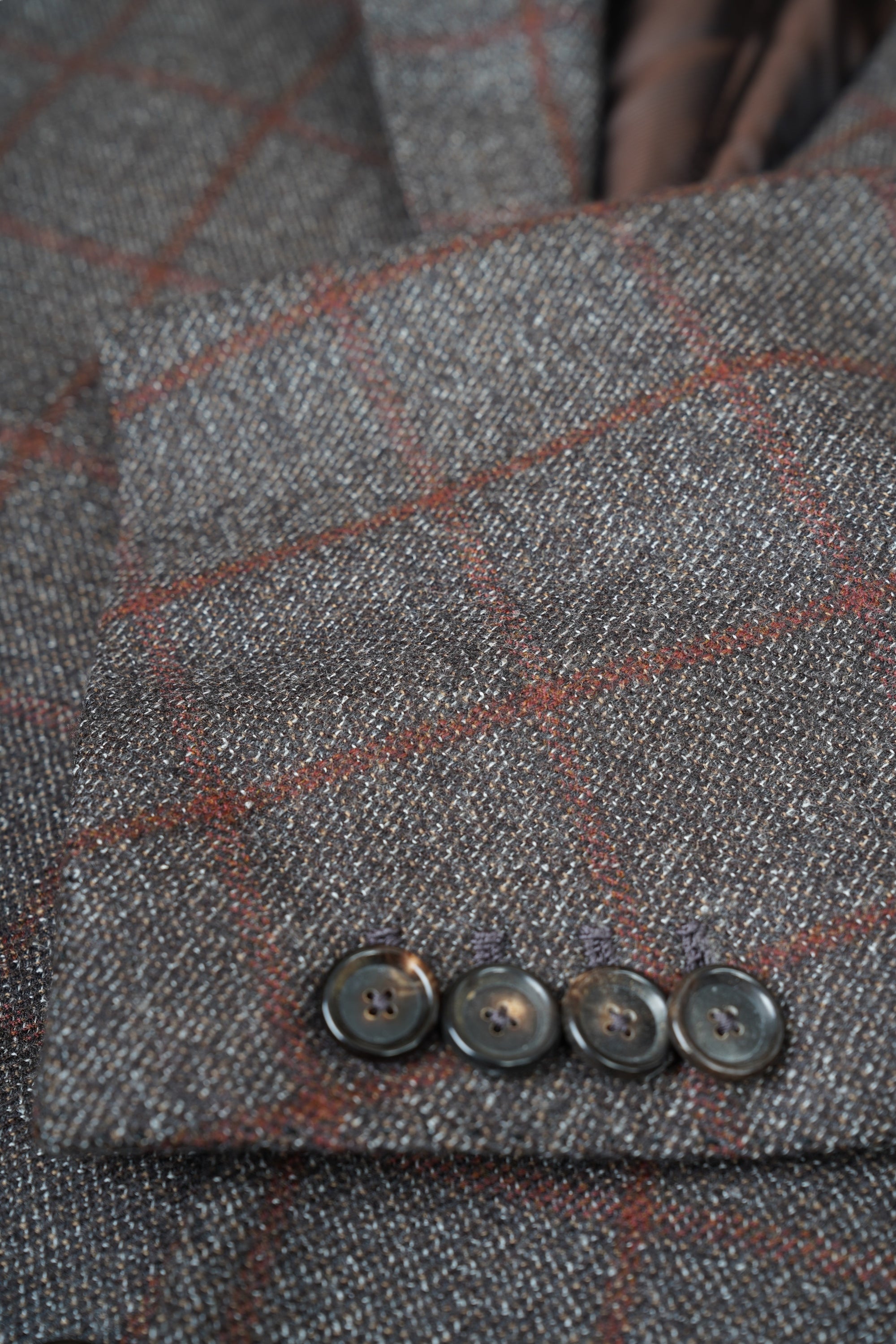 Cesare Attolini Veste en cachemire pour homme glencheck