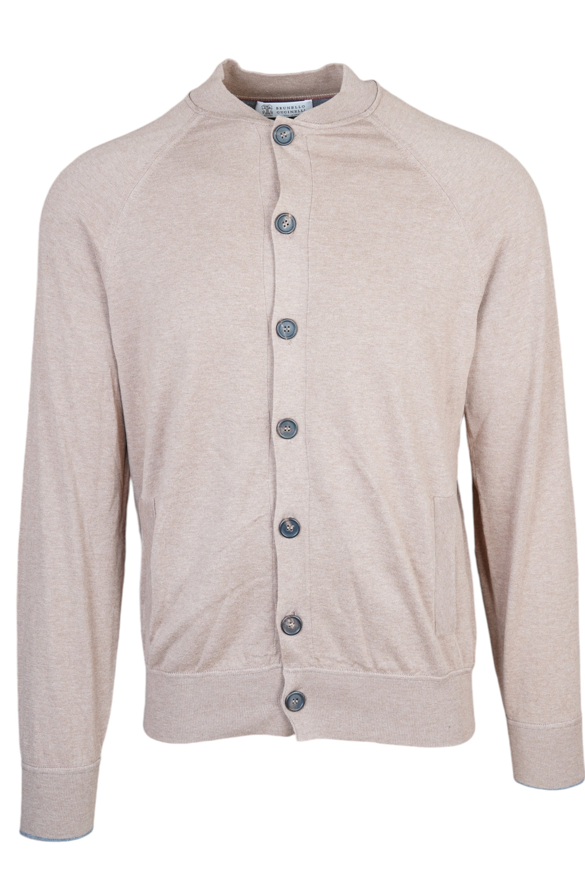 Brunello Cucinelli Cardigan marron coton