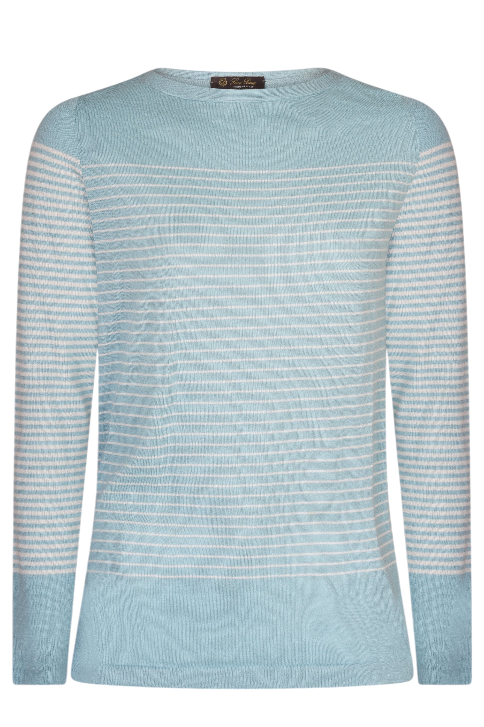 Loro Piana jumper jumper ladies cashmere round neck blue
