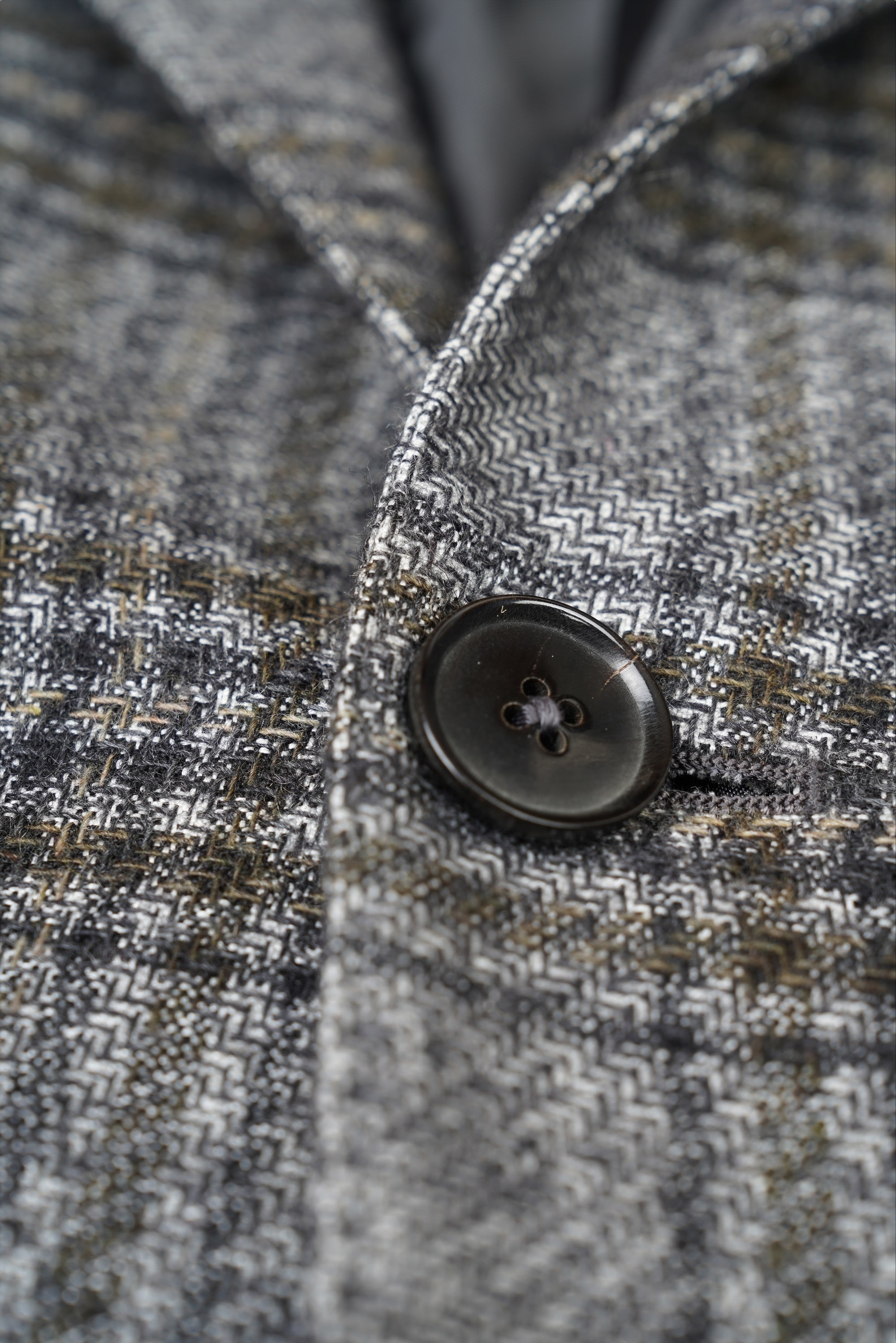 Ermenegildo Zegna Veste Veste en soie/cachemire Hommes Veste glencheck