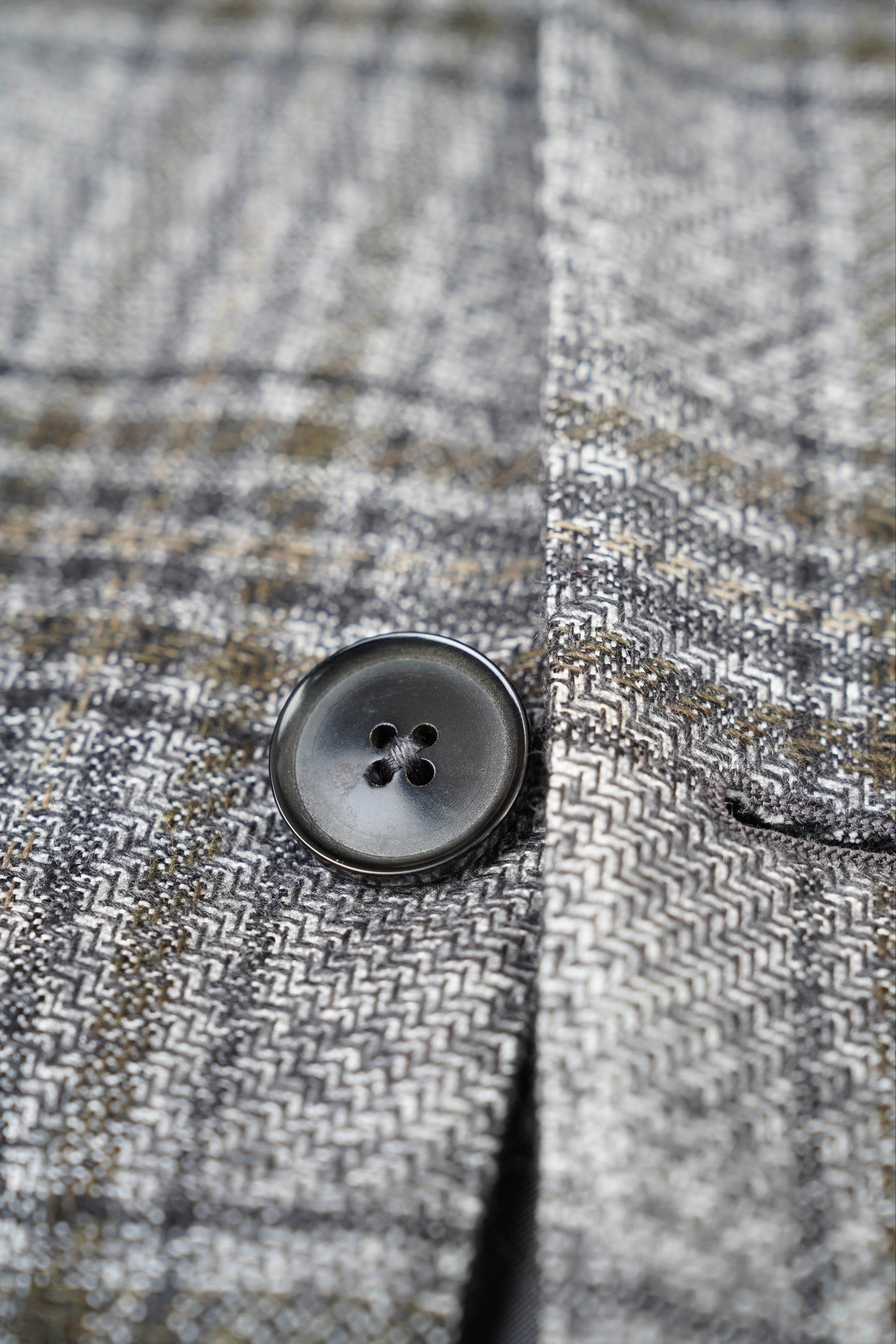 Ermenegildo Zegna Veste Veste en soie/cachemire Hommes Veste glencheck