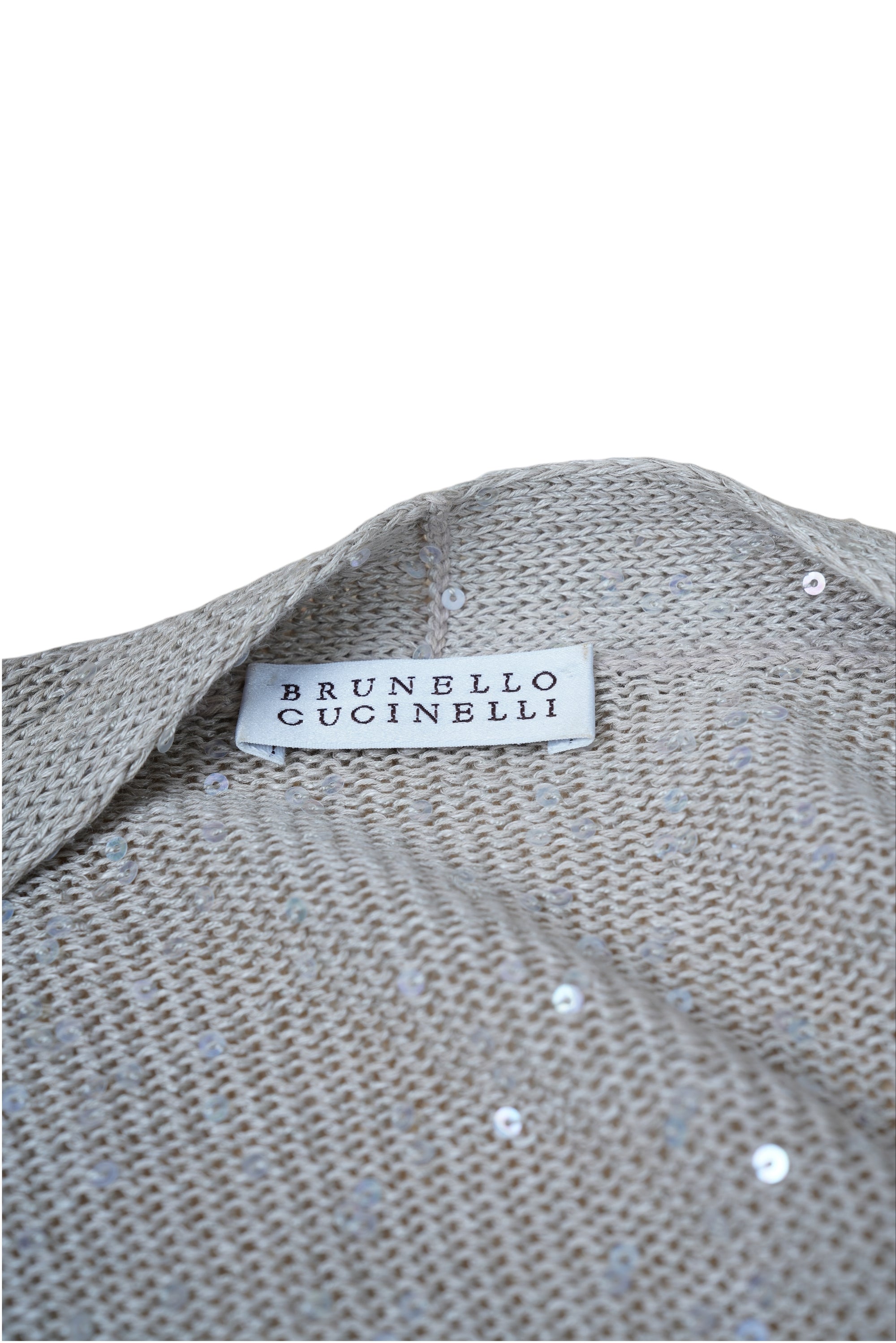 Brunello Cucinelli Cardigan Veste Femme Lin/Soie Dazzling