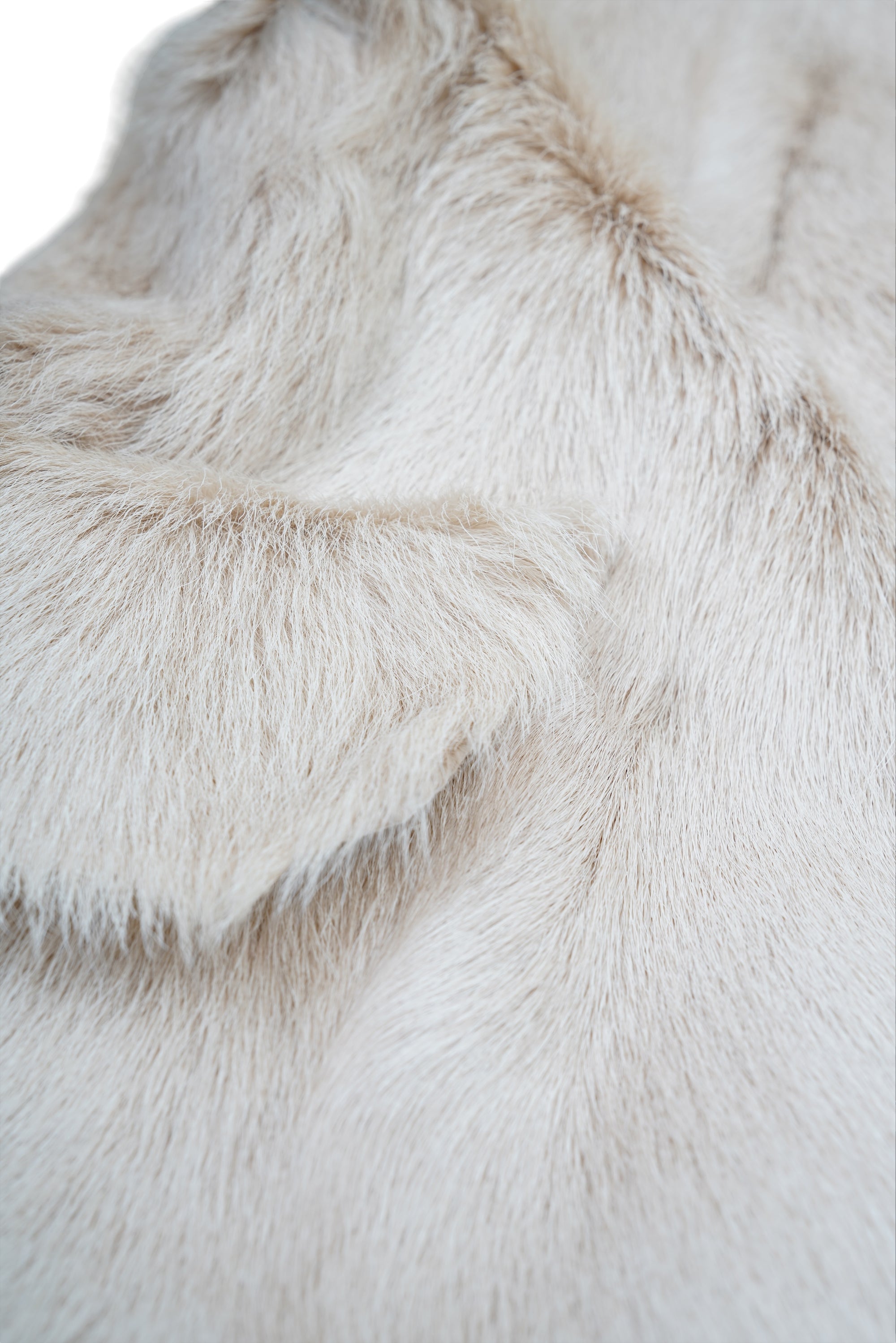 Brunello Cucinelli manteau de fourrure femme beige fourrure véritable