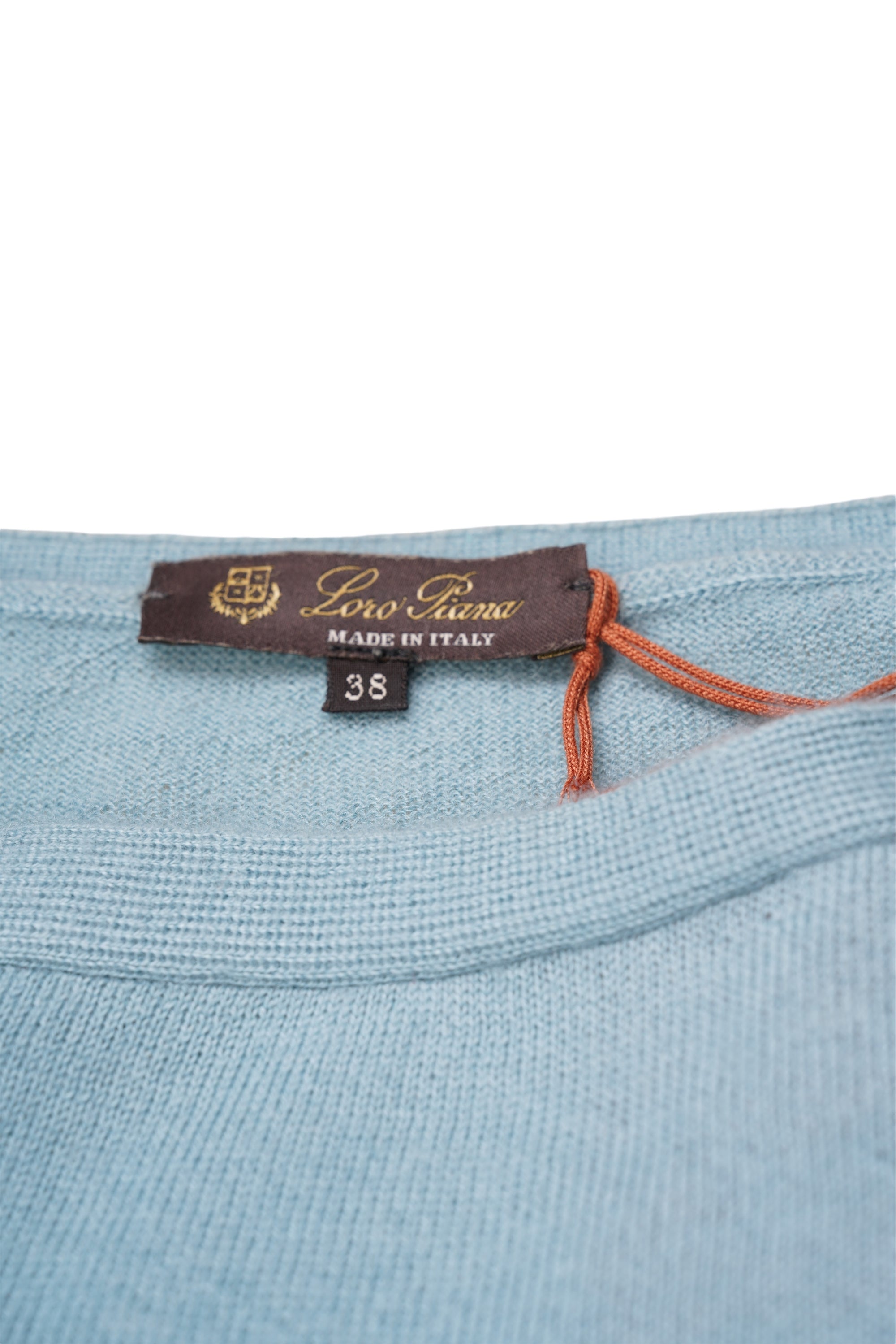 Loro Piana jumper jumper ladies cashmere round neck blue