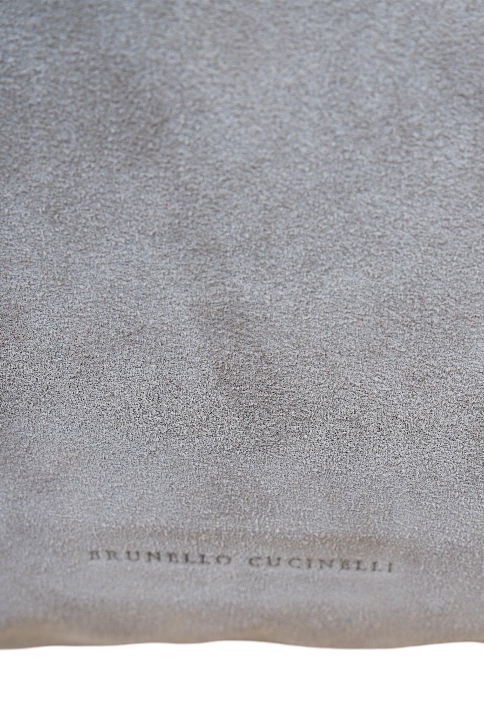 Brunello Cucinelli BC Duo hobo bag in sueded calfskin handbag with monili