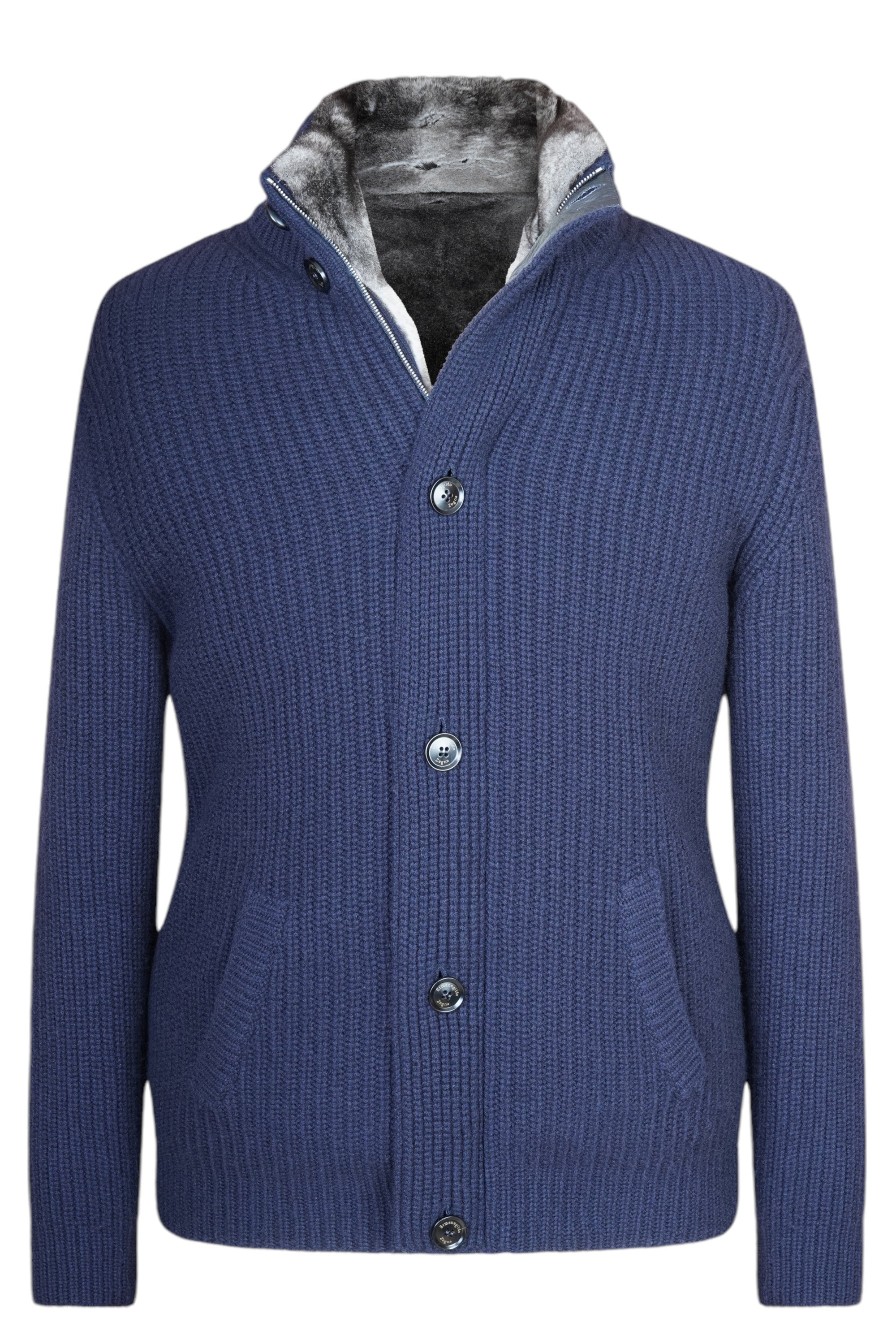 Veste Zegna Chore en jersey de laine et de coton