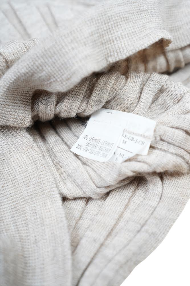 Brunello Cucinelli Leichter Damen Pullover aus Kaschmir und Seide Rundhals braun
