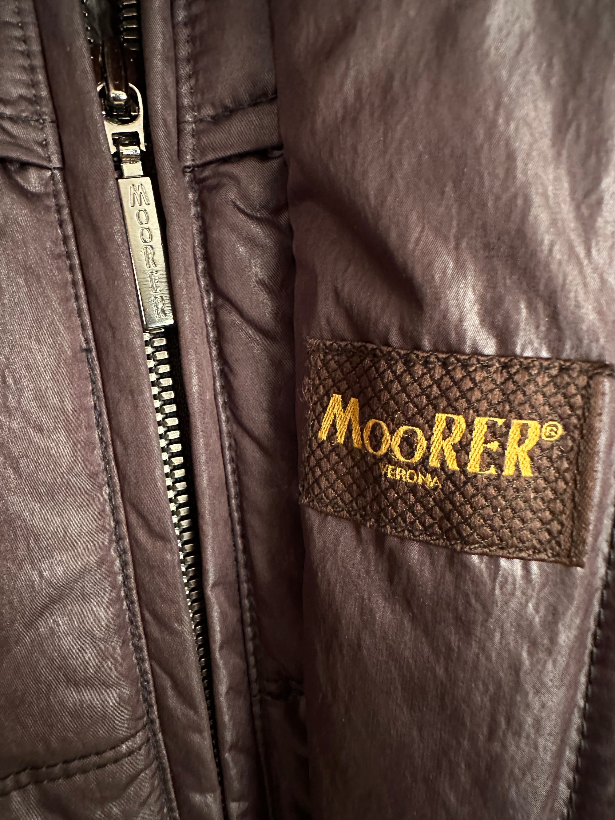 Moorer down bomber jacket