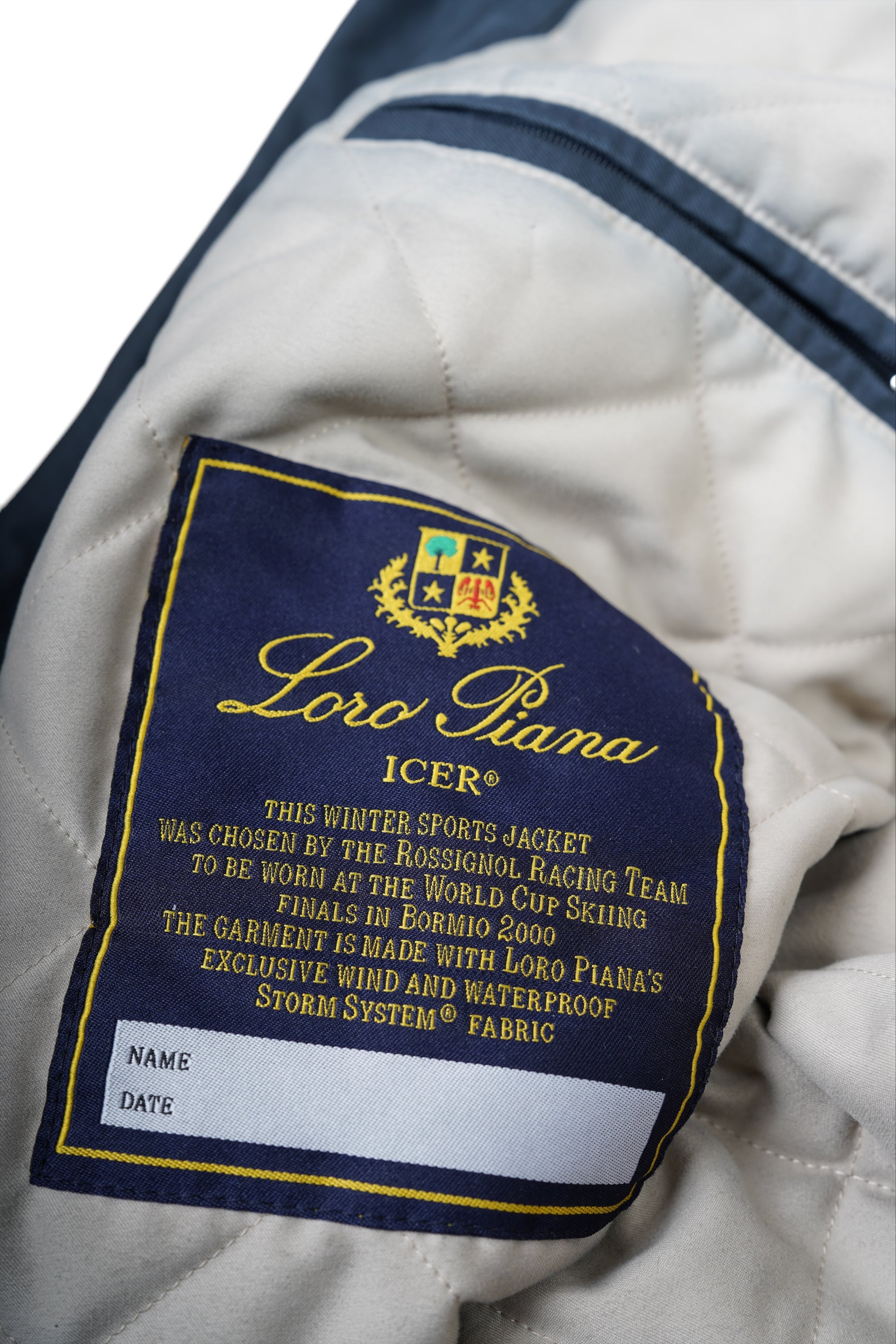 Loro Piana Veste matelassée Roadster Villa D'Este avec cachemire