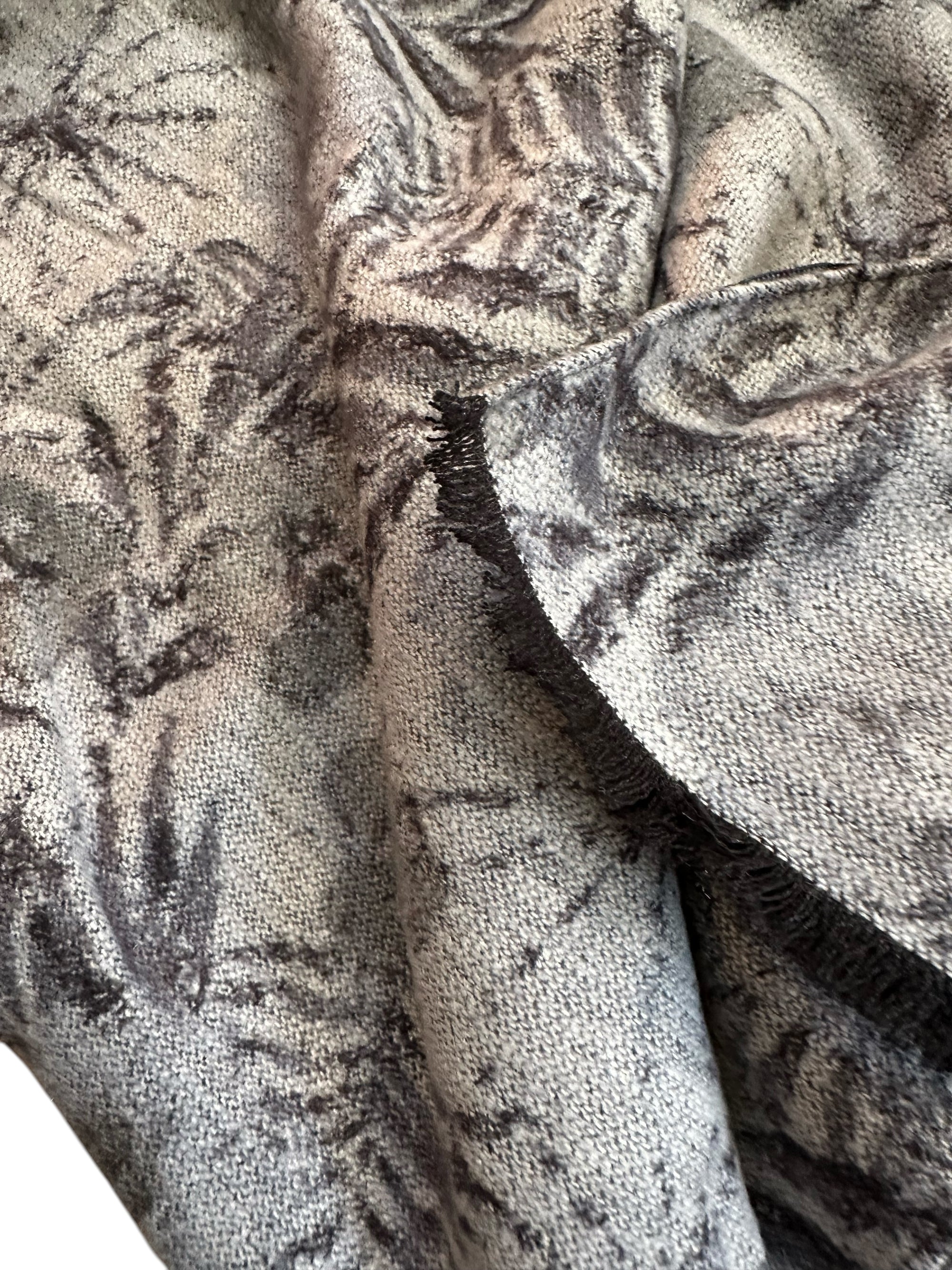 Kiton scarf summer scarf linen 75x 200 cm with fringes
