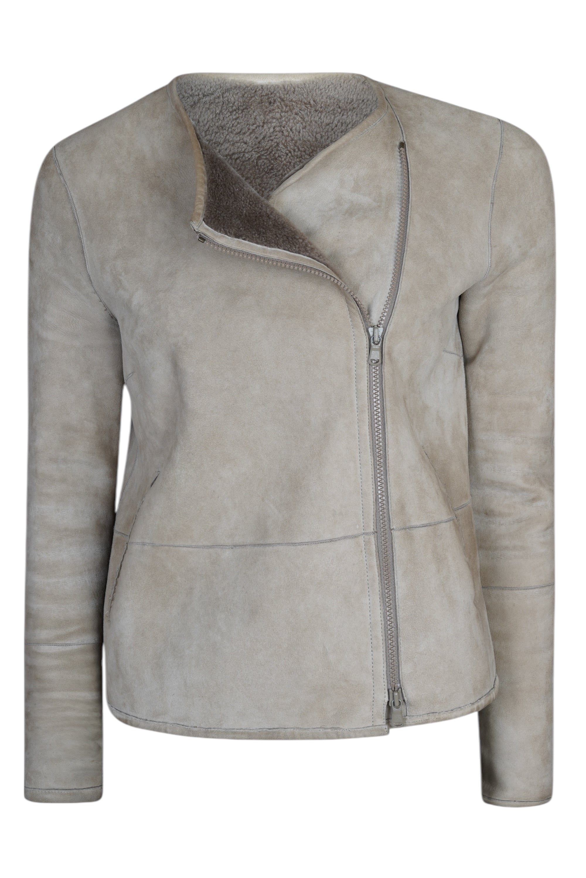 Brunello Cucinelli Manteau Cachemire Femme Marron Incrustation de soie
