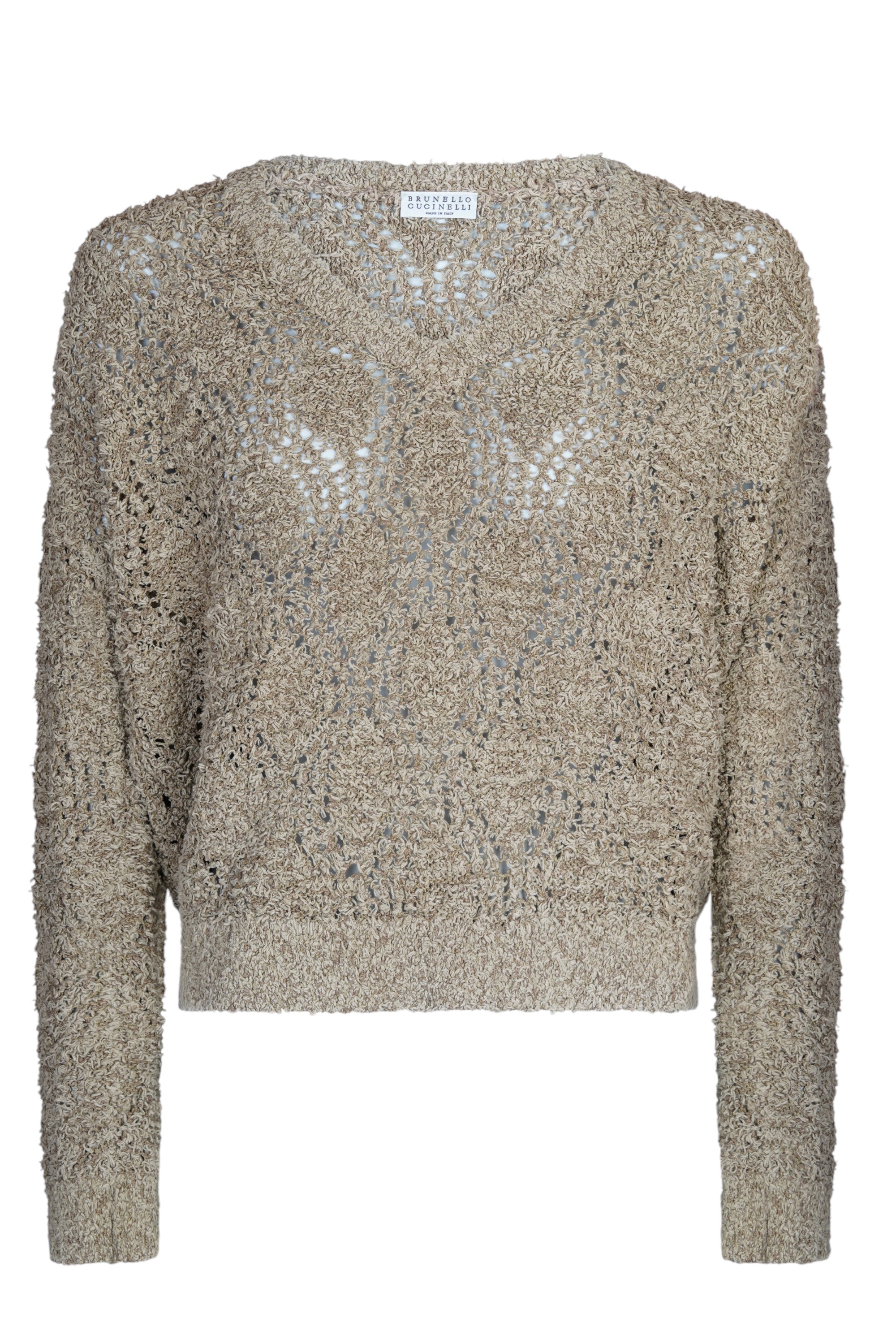 Brunello Cucinelli Cardigan Veste Femme Lin/Soie Dazzling