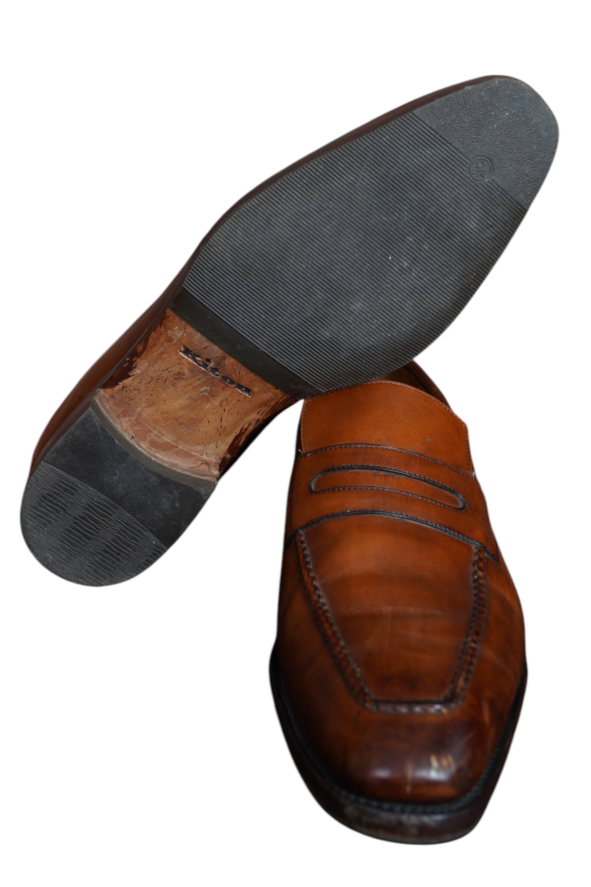 Kiton chaussure loafer daim nouveau