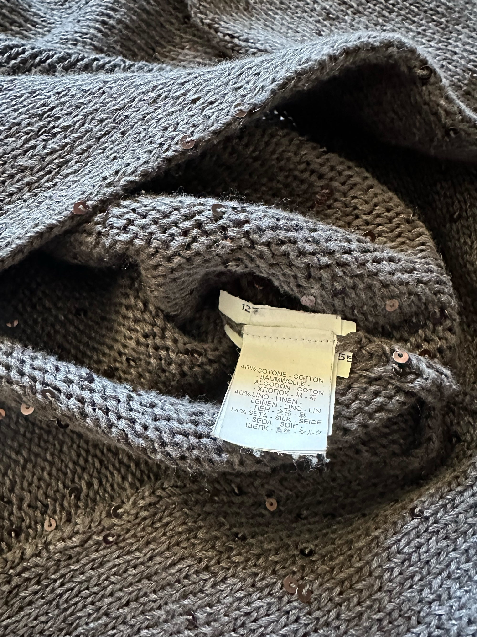 Brunello Cucinelli Cardigan Veste Femme Lin/Soie Dazzling