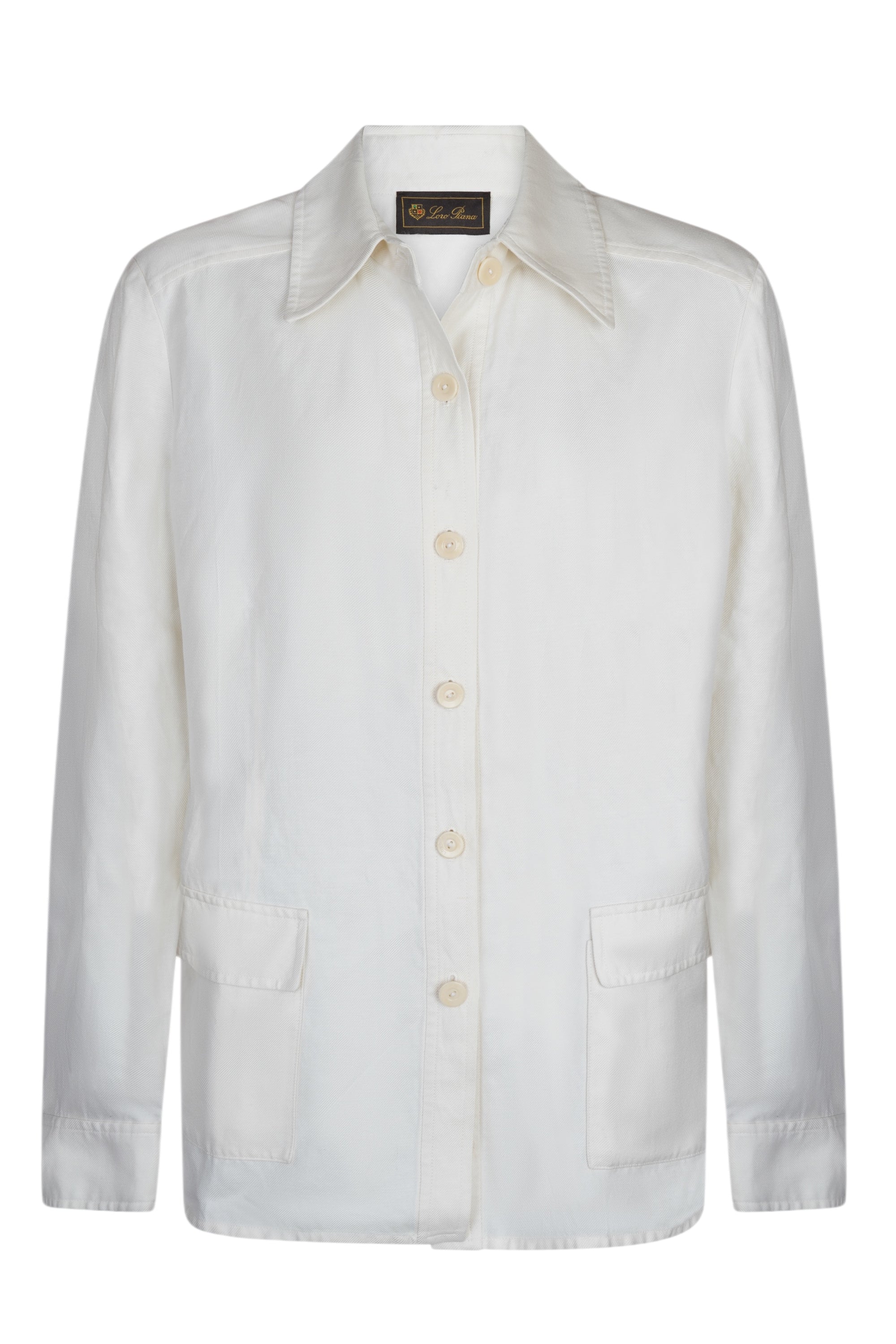 Loro Piana manteau lin veste femme marron
