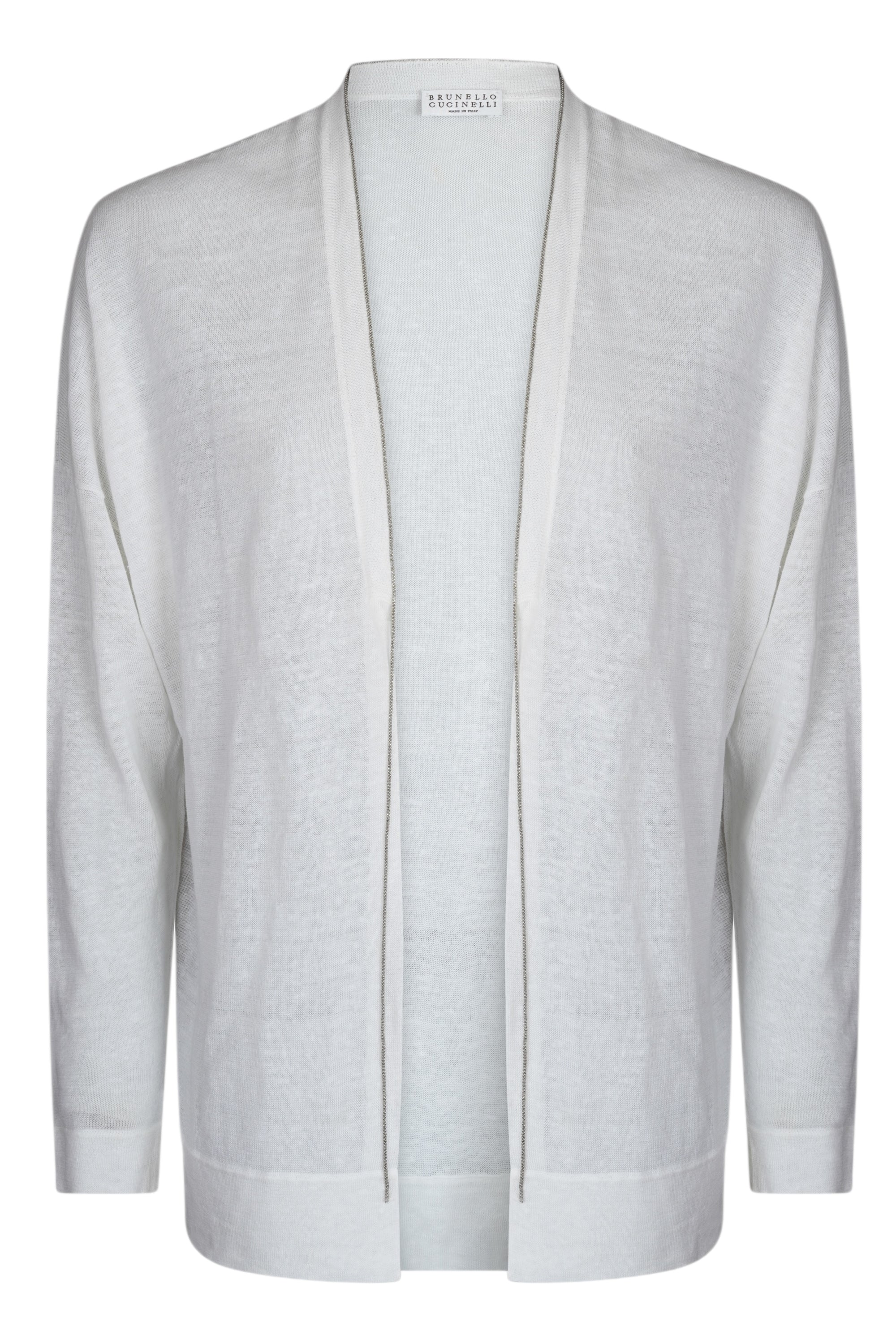Brunello Cucinelli Cardigan Veste Femme Lin/Soie Dazzling