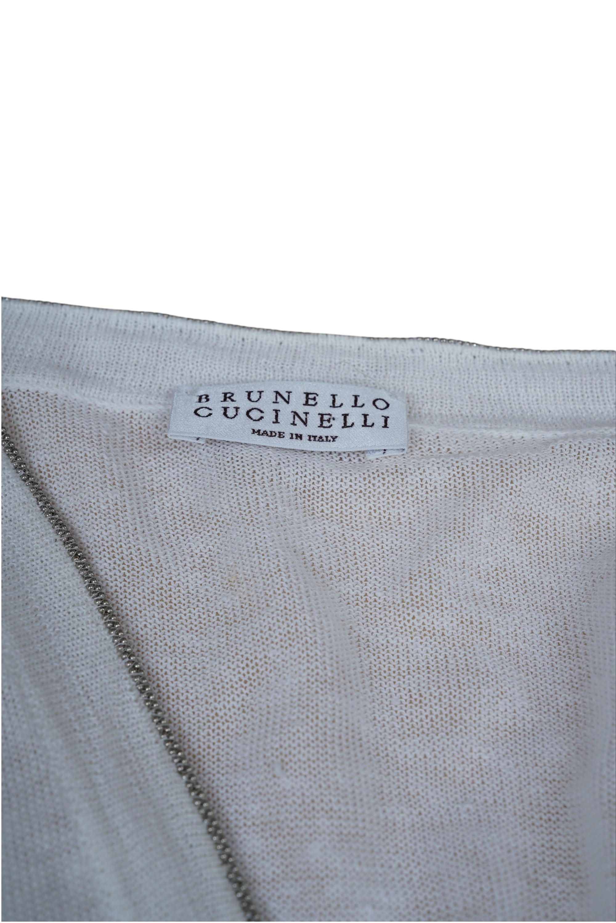 Brunello Cucinelli Cardigan Veste Femme Lin/Soie Dazzling