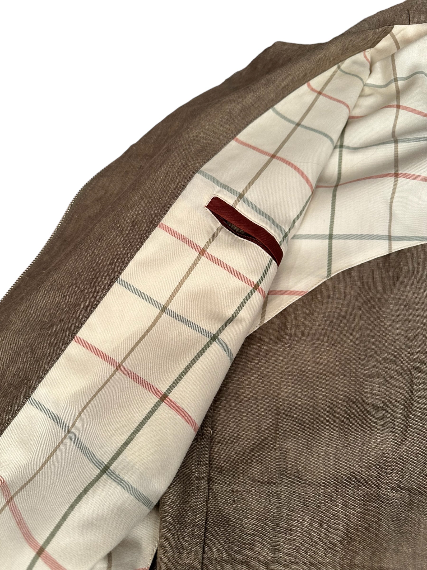 Loro Piana Manteau en lin Nouveau M