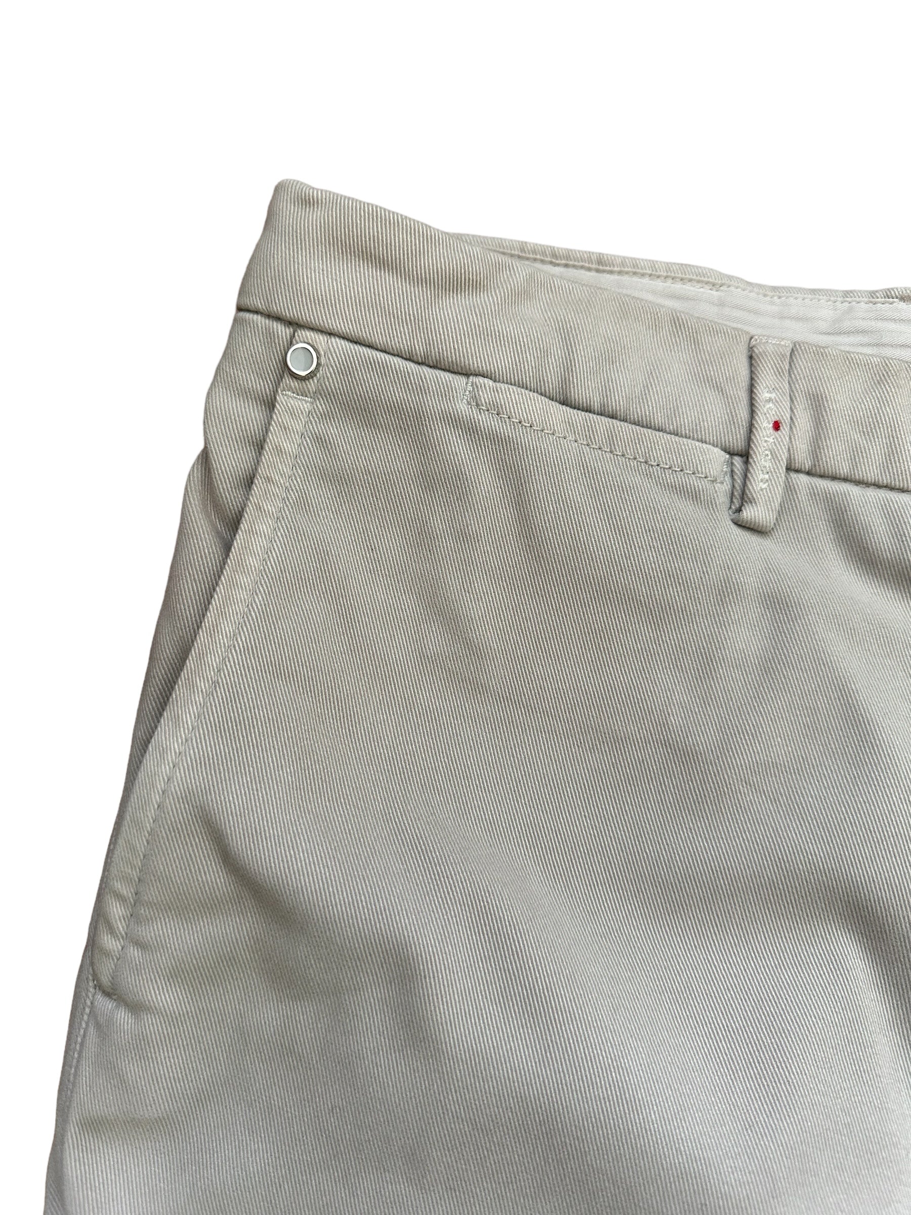 Kiton Chino gris clair 36 Nouveau avec réserve de tissu Article n° : 10045