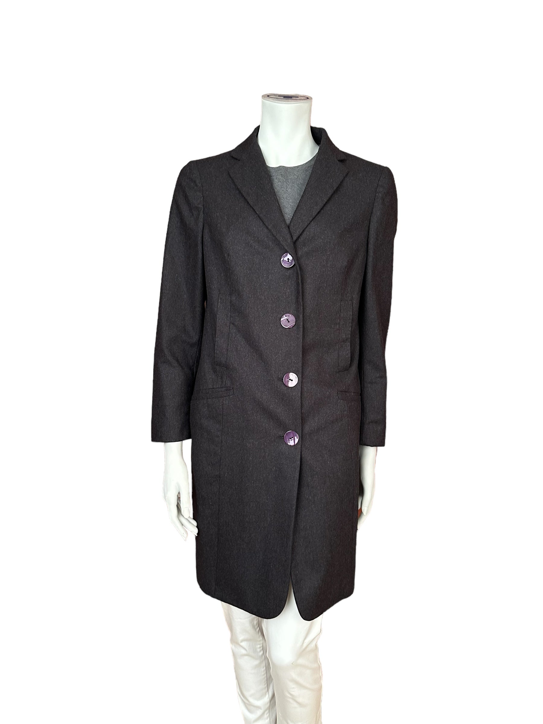 Brunello Cucinelli manteau long léger en cachemire IT 46 (DE 40/42)