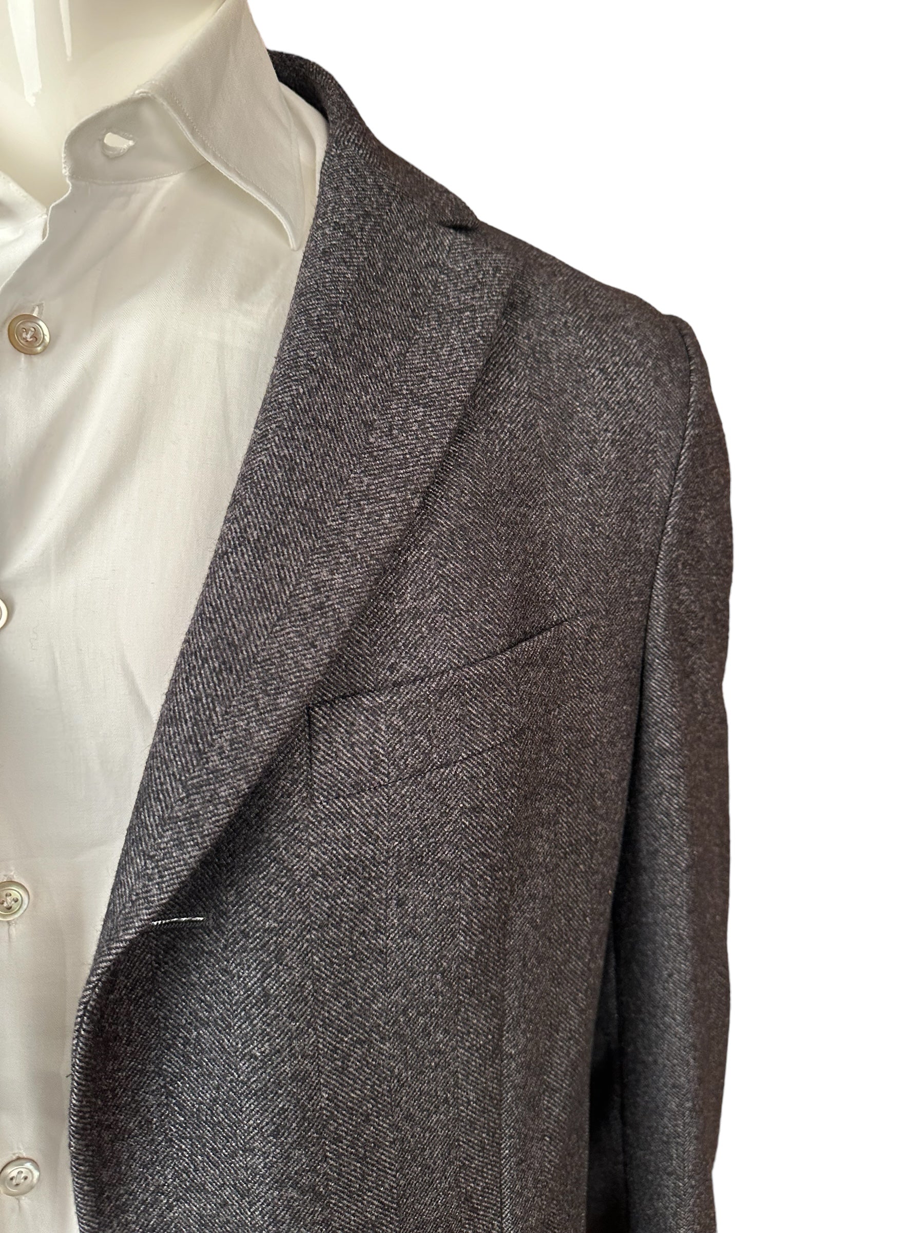 Ermenegildo Zegna Manteau Herringbone Nouveau