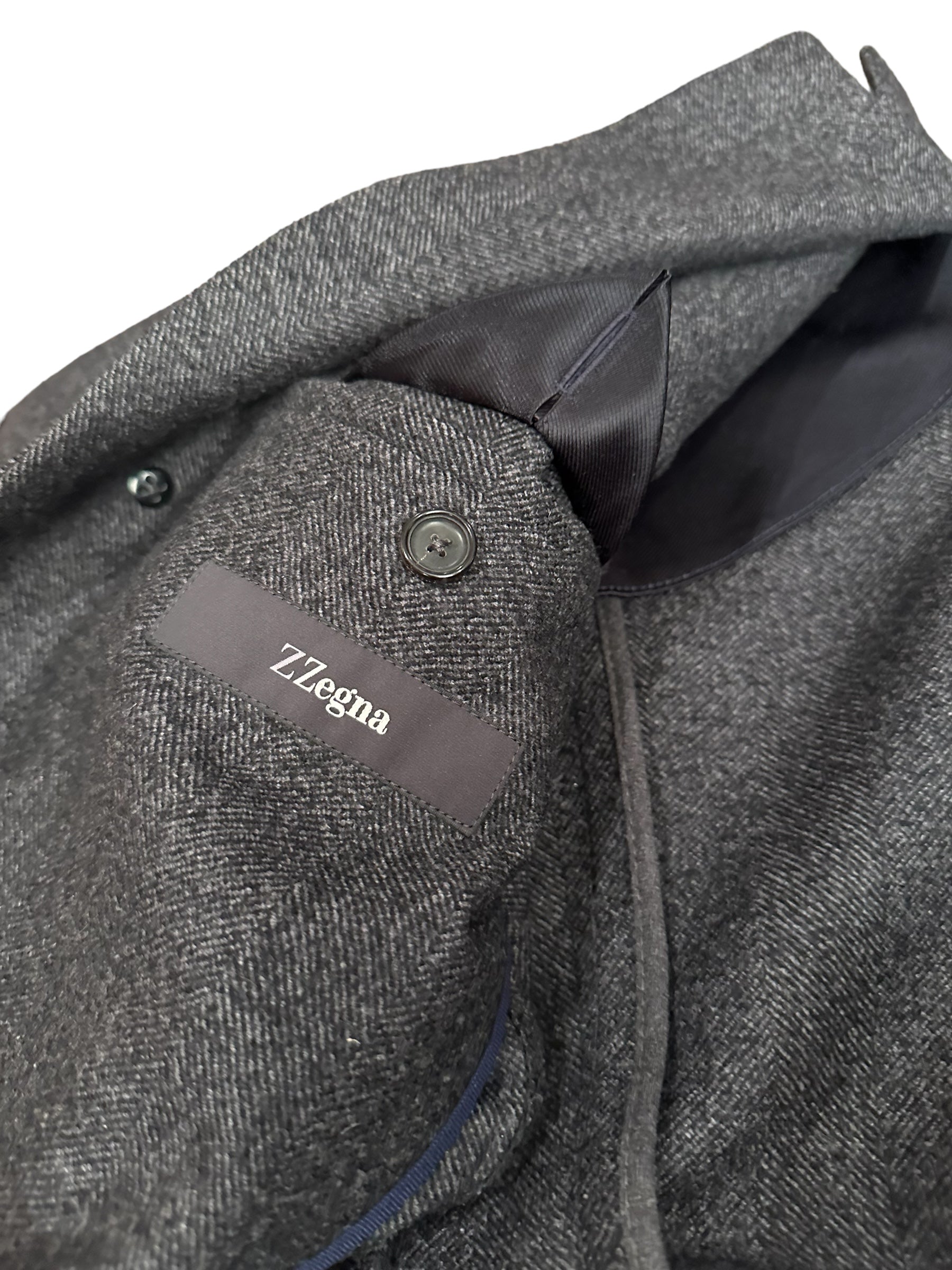 Ermenegildo Zegna Manteau Herringbone Nouveau