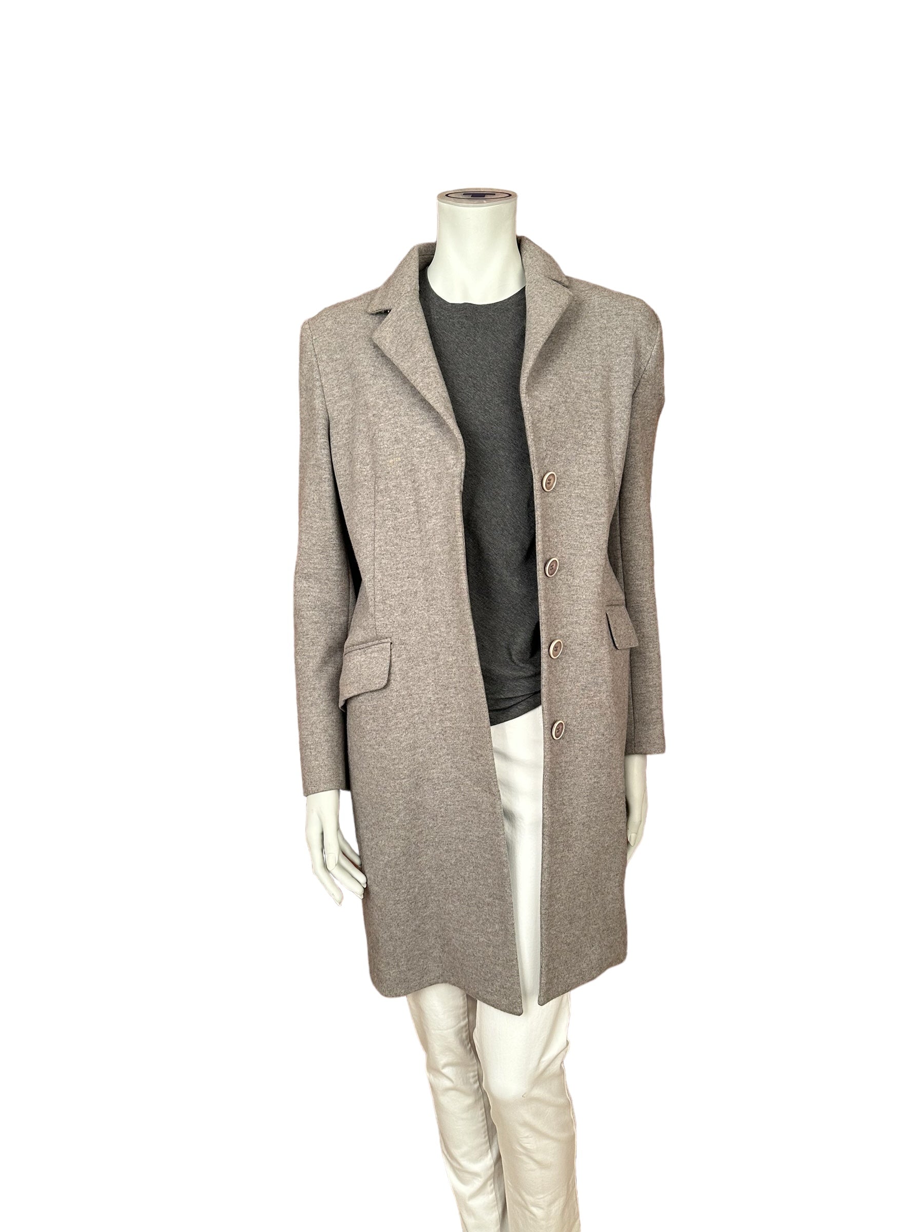 Brunello Cucinelli Manteau Femme Laine légère Nouveau 36/38 FR