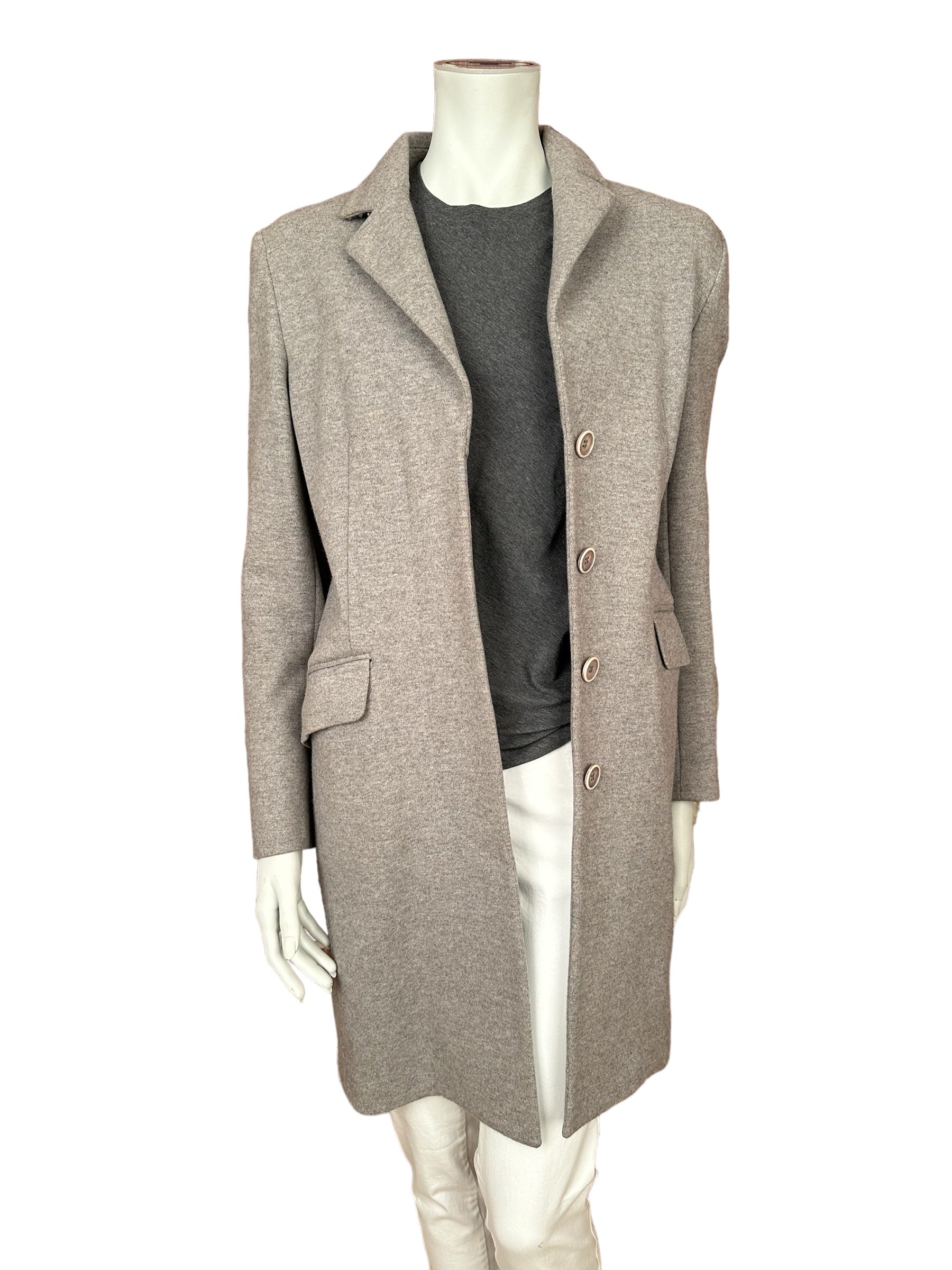 Brunello Cucinelli Manteau Femme Laine légère Nouveau 36/38 FR