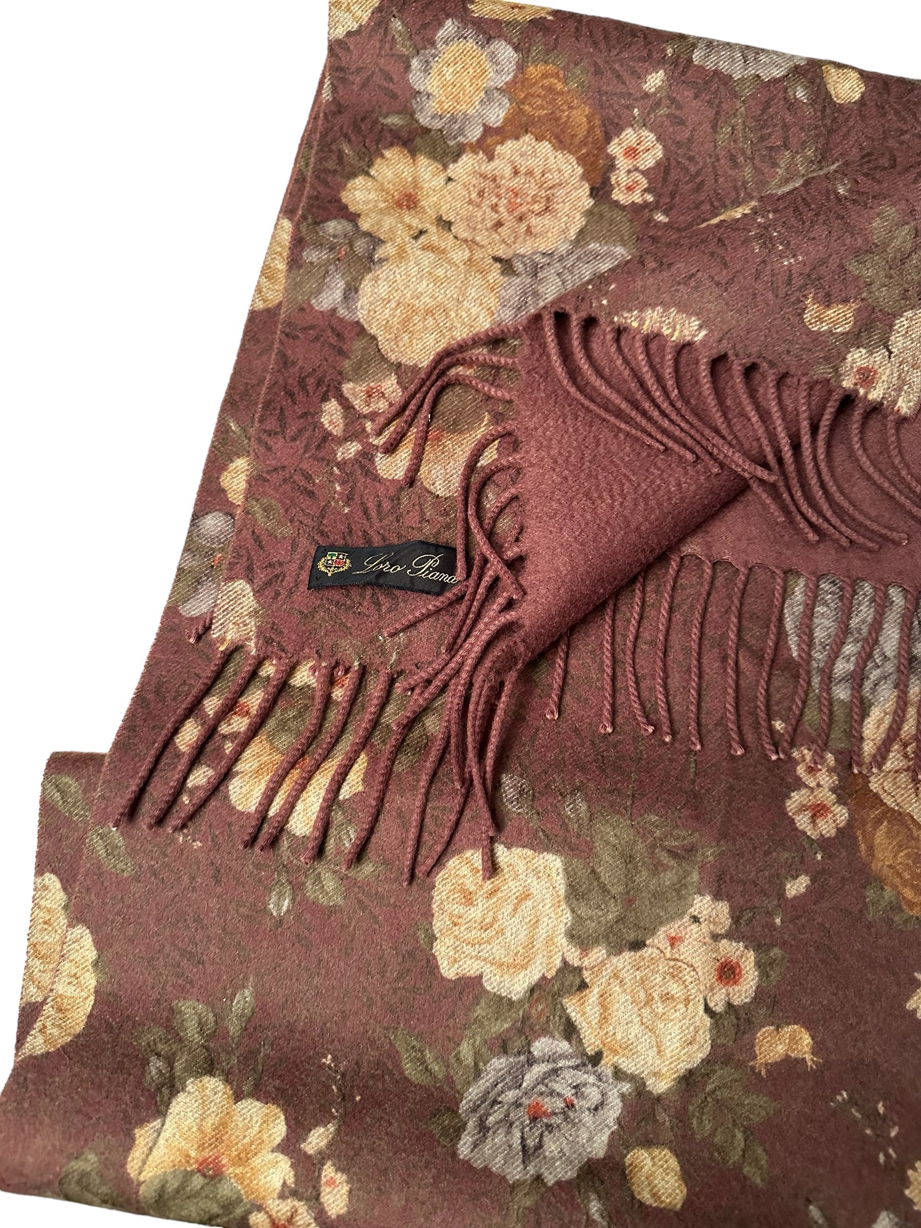 Loro Piana scarf 44*200 cashmere