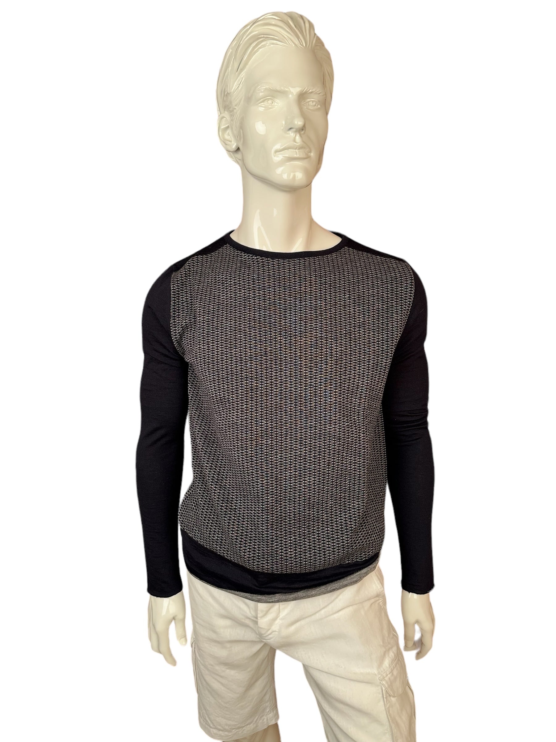 Kiton Knt Pullover mit Rundhalsausschnitt Kaschmir/Seide neu