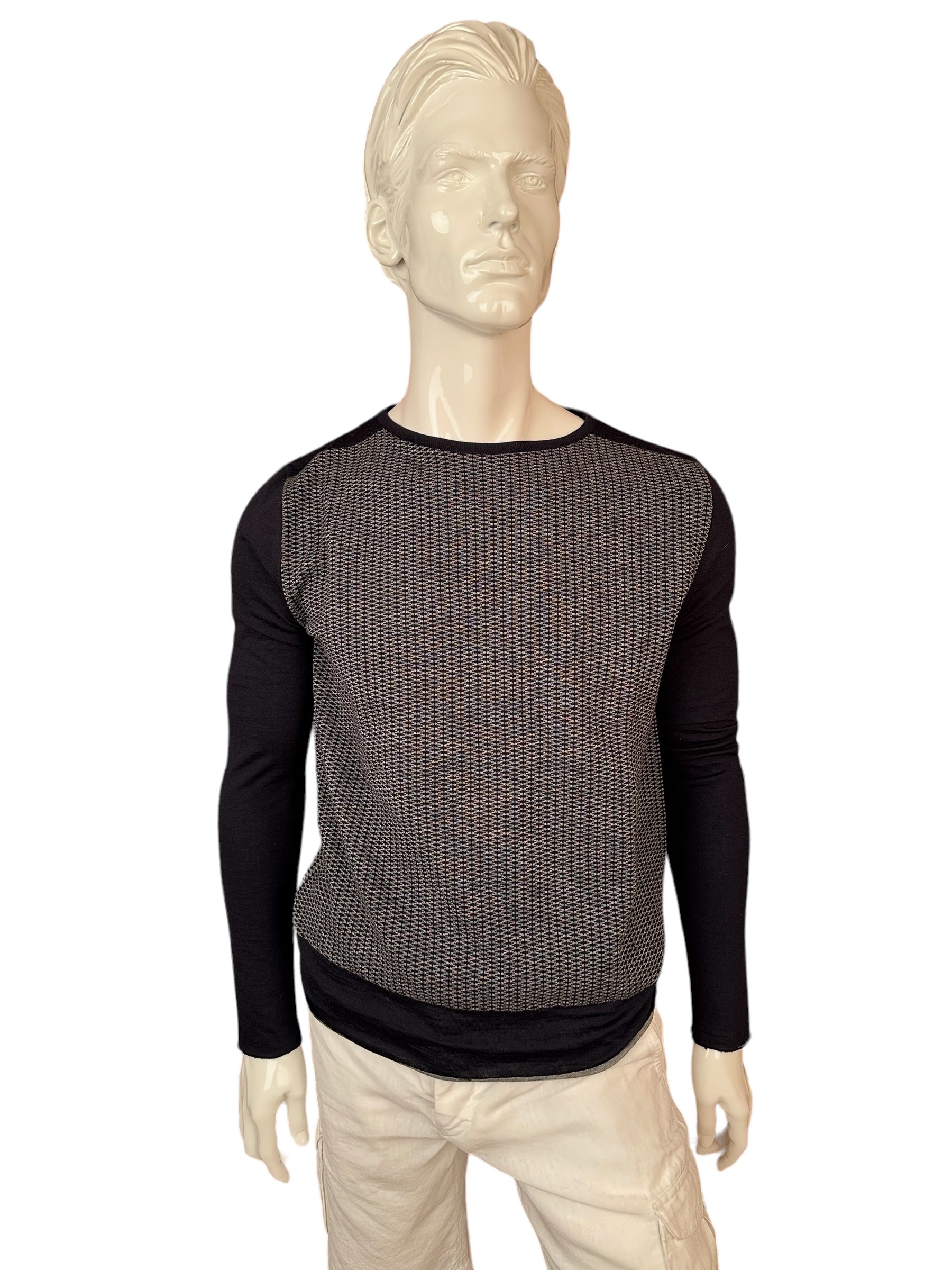 Kiton Knt Pullover mit Rundhalsausschnitt Kaschmir/Seide neu