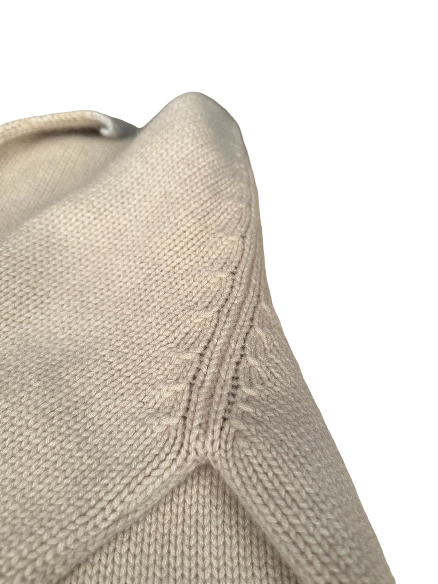 Brunello Cucinelli Cardigan Cardigan L Beige avec boutons en nacre Cachemire