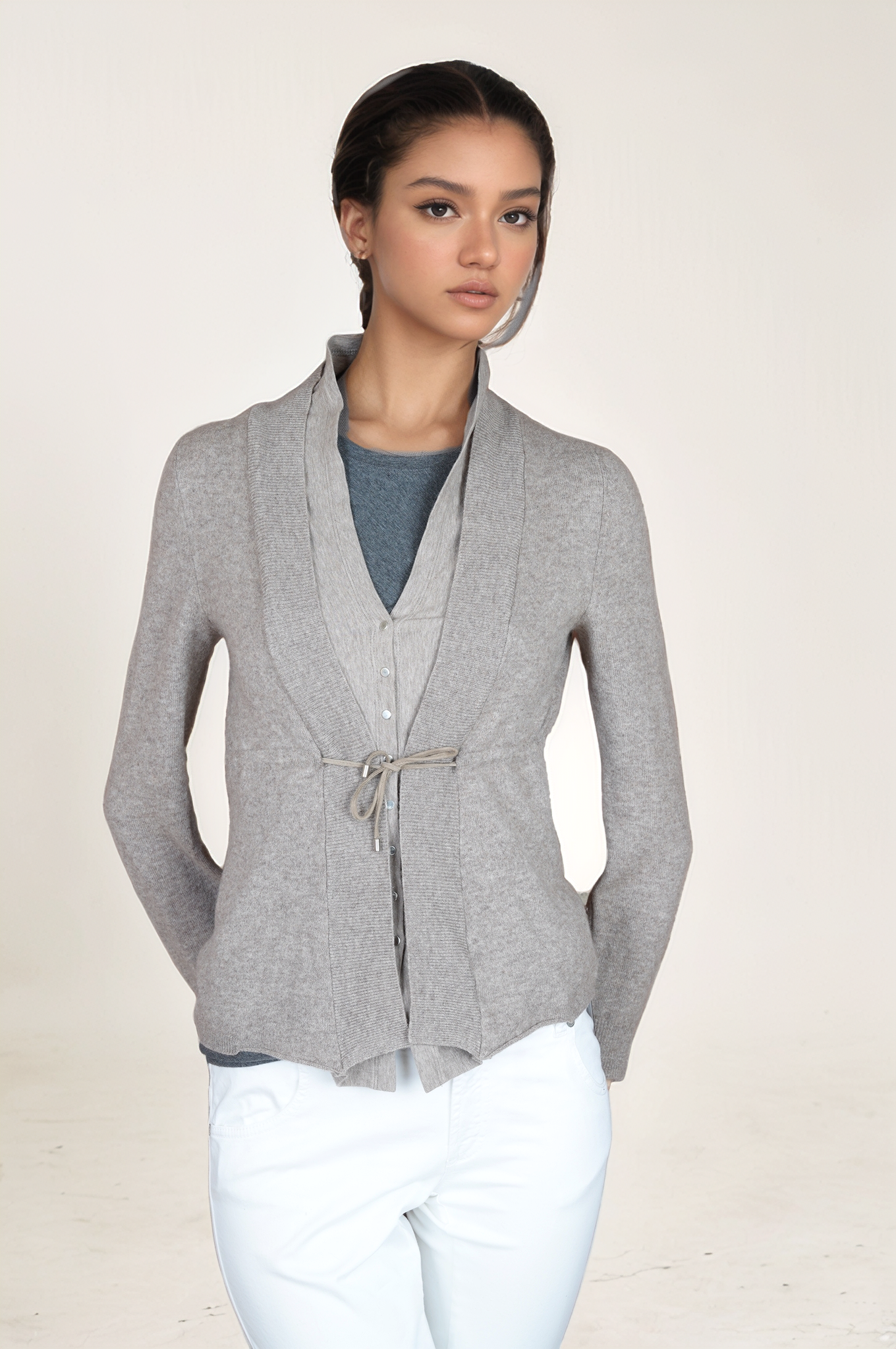 Brunello Cucinelli Cardigan Veste Femme Lin/Soie Dazzling