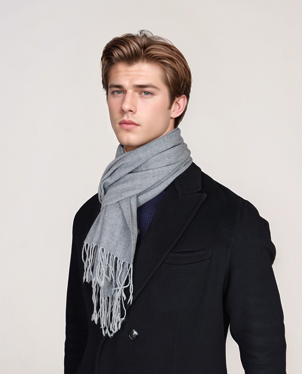 Kiton Manteau croisé en cachemire