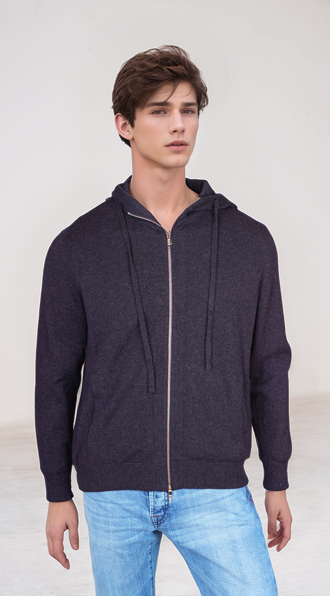 Cardigan à capuche Kiton