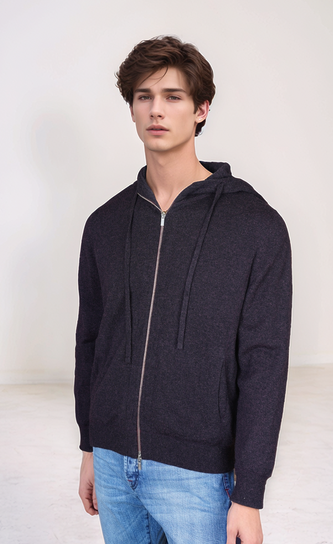 Cardigan à capuche Kiton