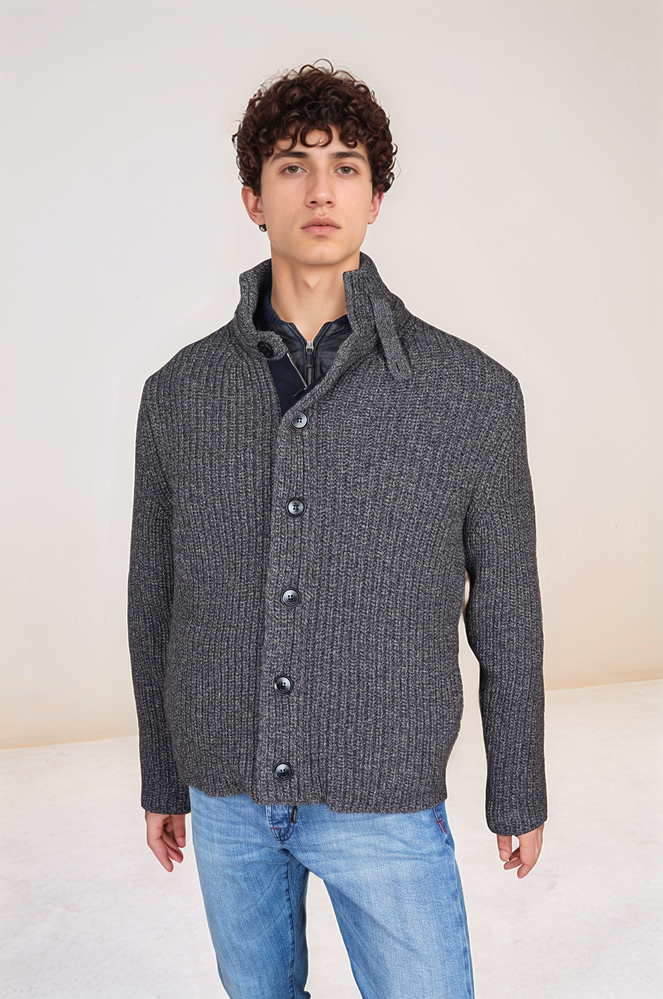 Veste Zegna Chore en jersey de laine et de coton