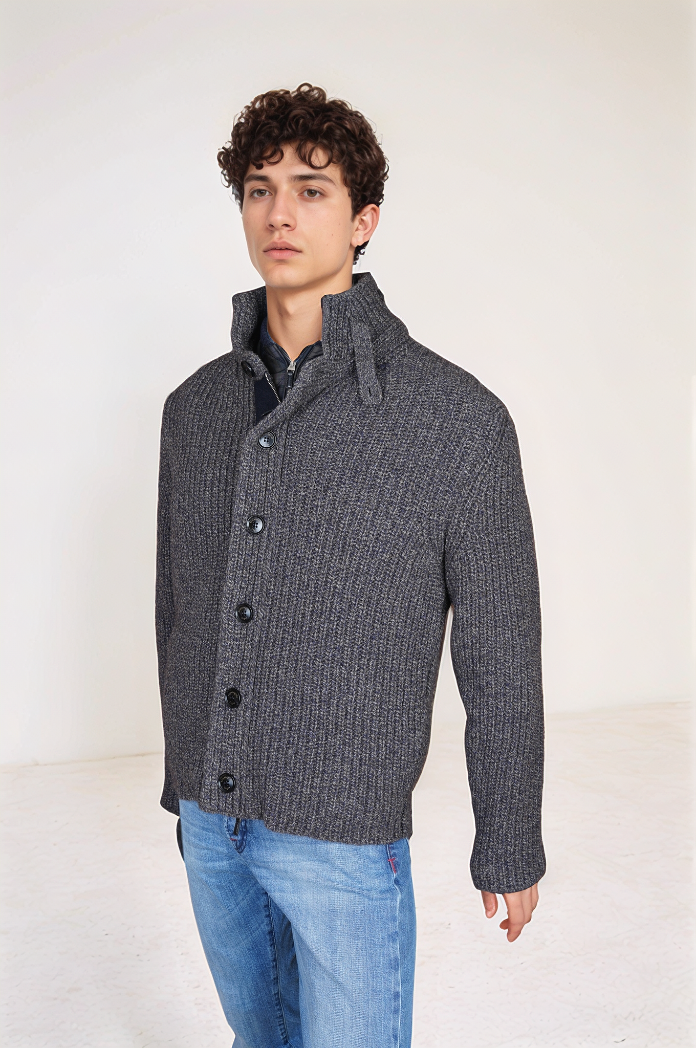 Veste Zegna Chore en jersey de laine et de coton