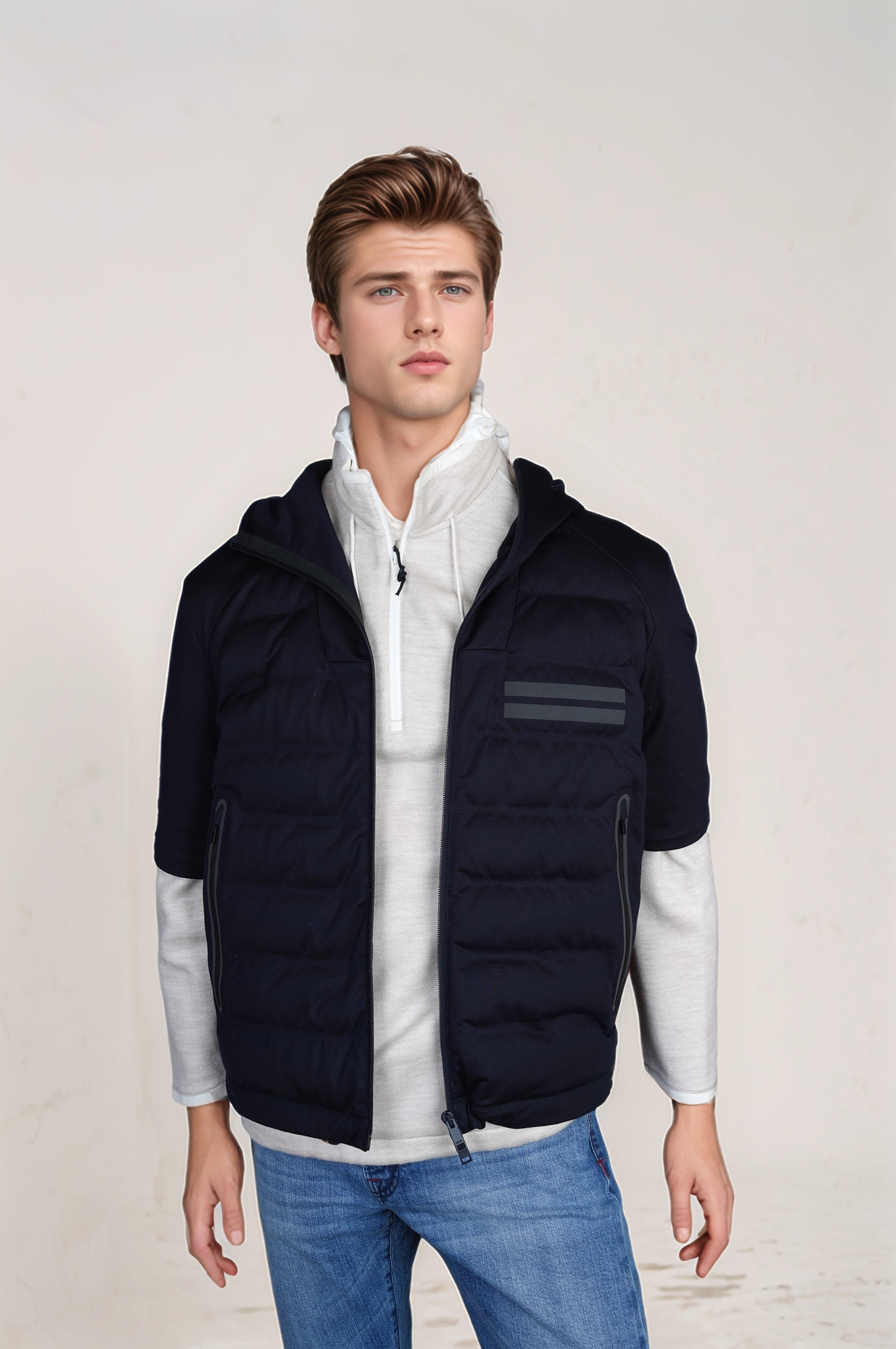Veste Zegna Chore en jersey de laine et de coton