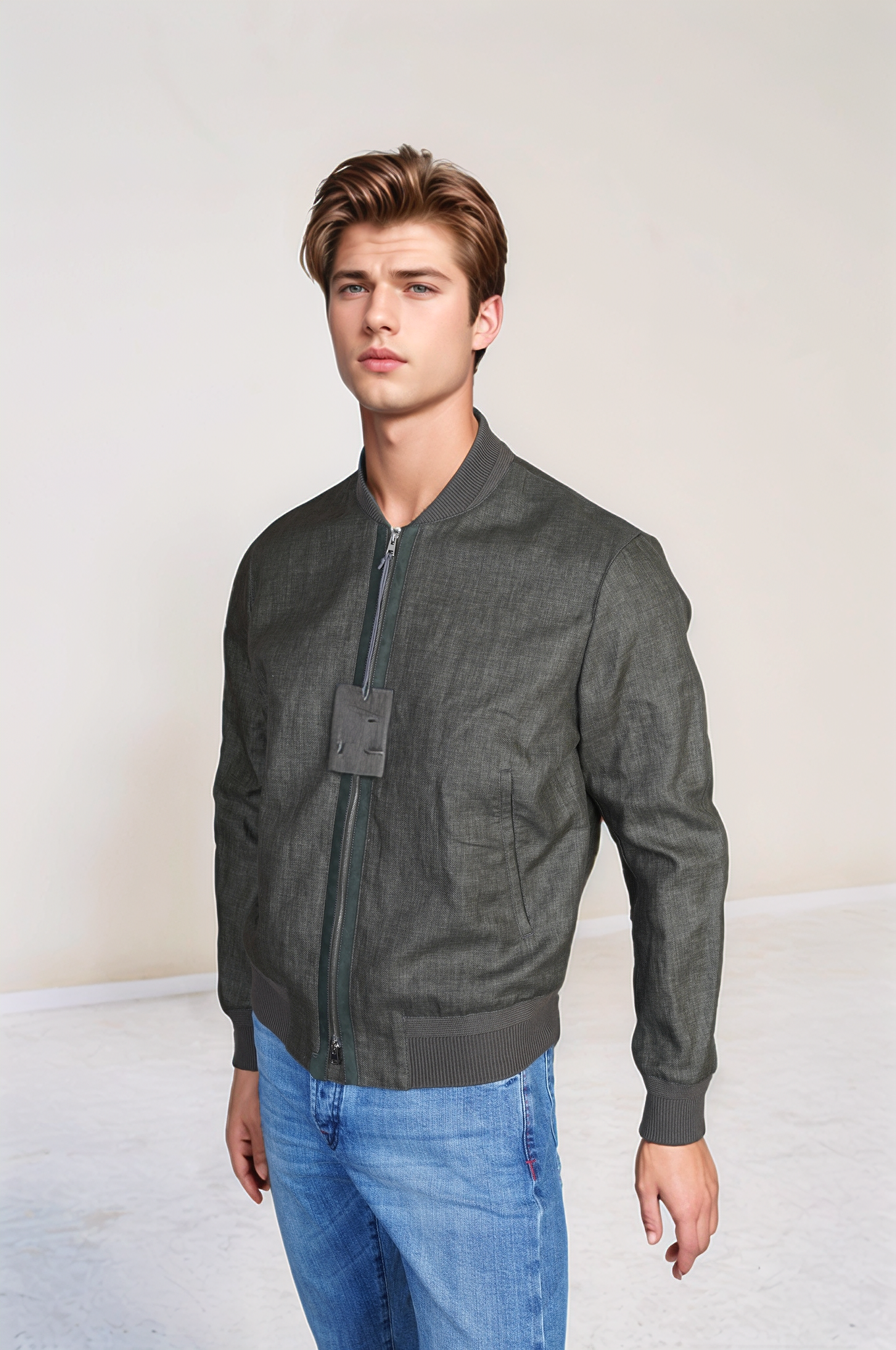 Veste Zegna Chore en jersey de laine et de coton