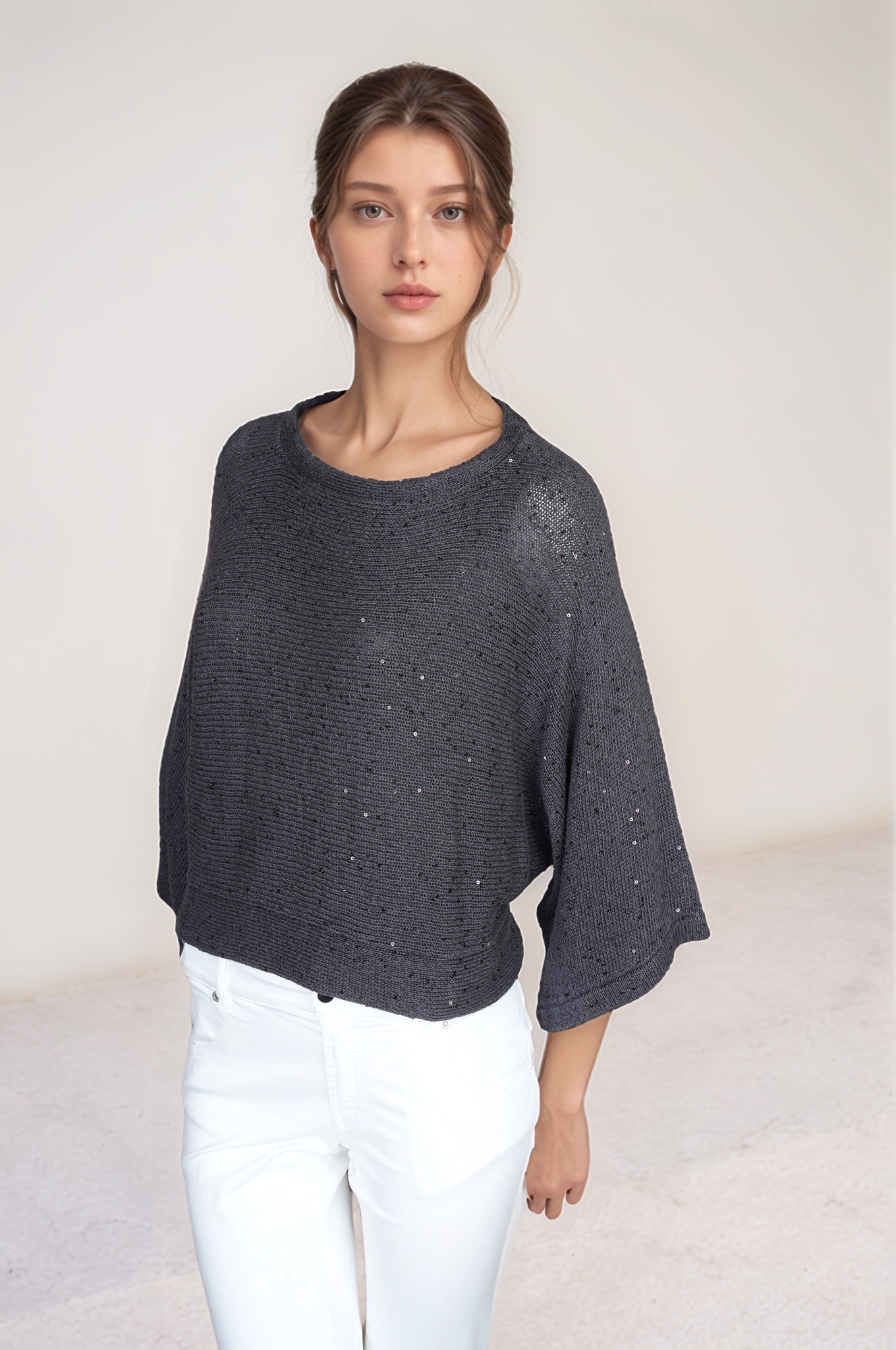 Brunello Cucinelli Cardigan Veste Femme Lin/Soie Dazzling