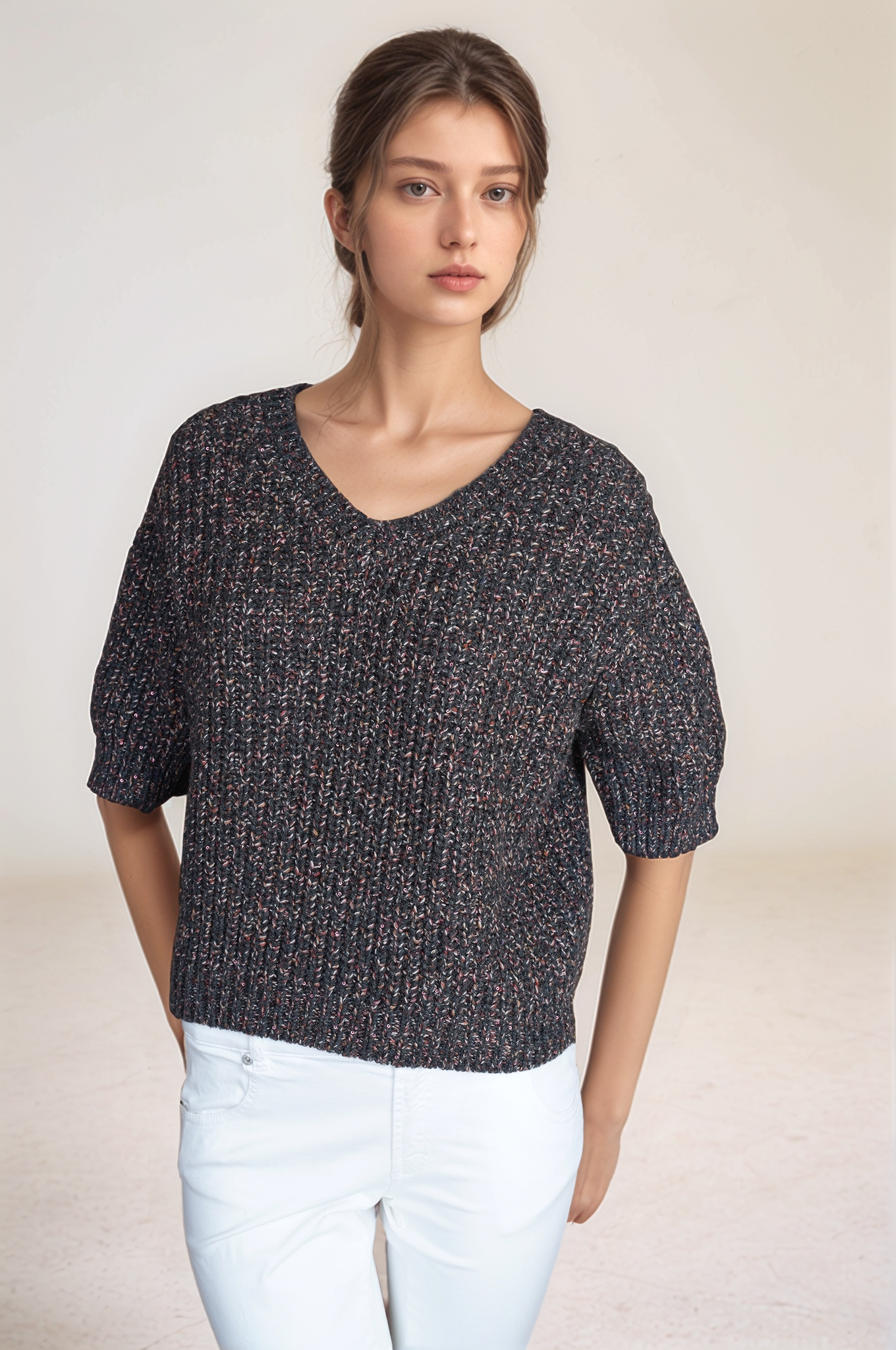 Brunello Cucinelli Cardigan Veste Femme Lin/Soie Dazzling