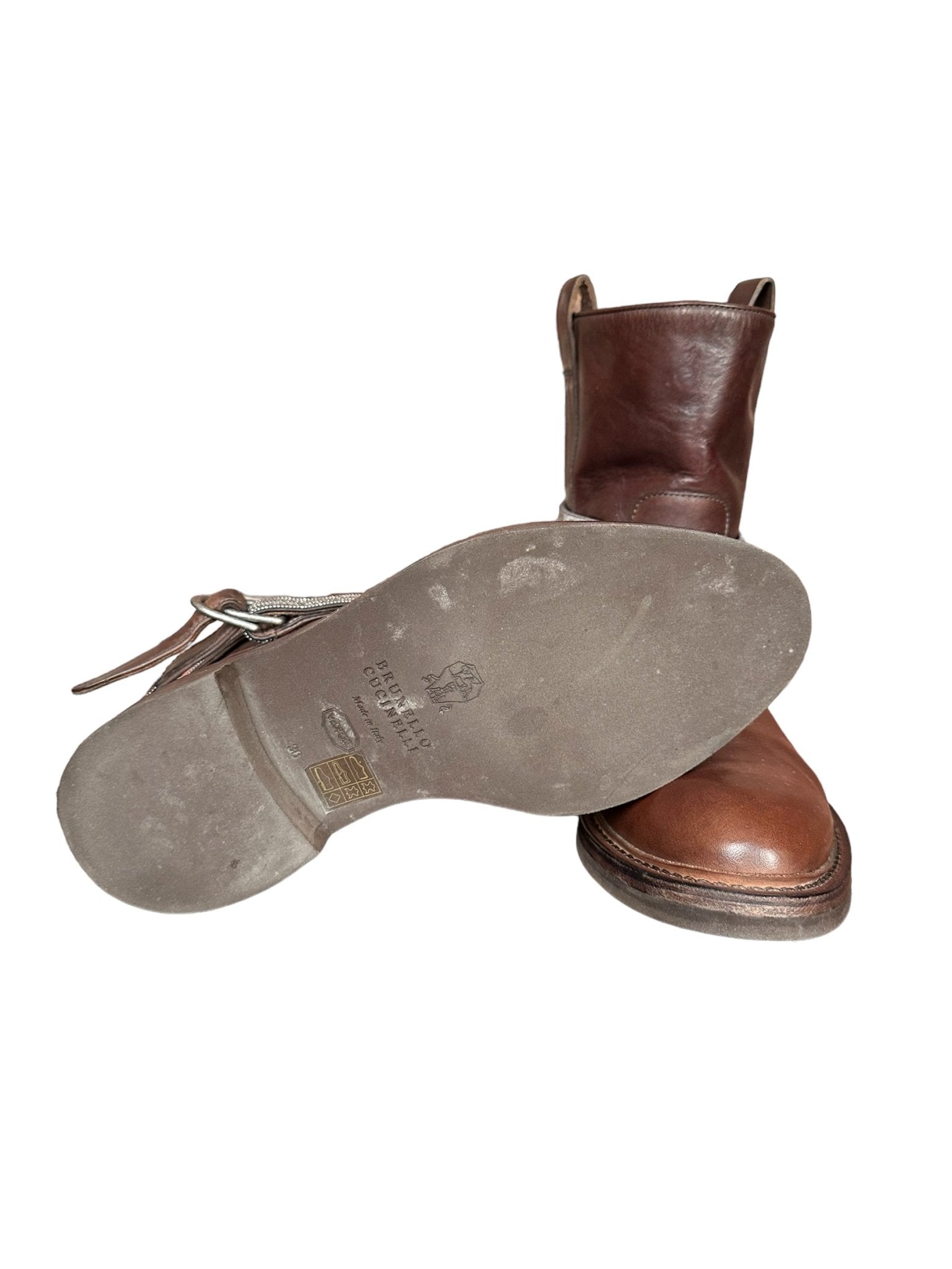 Brunello Cucinelli Stiefel Chelsea-Boots mit Monili - 24/7 Clothing