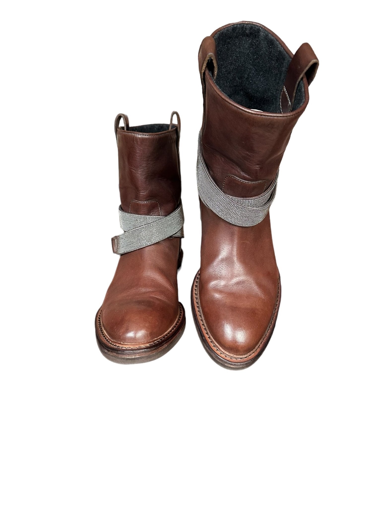 Brunello Cucinelli Stiefel Chelsea-Boots mit Monili - 24/7 Clothing