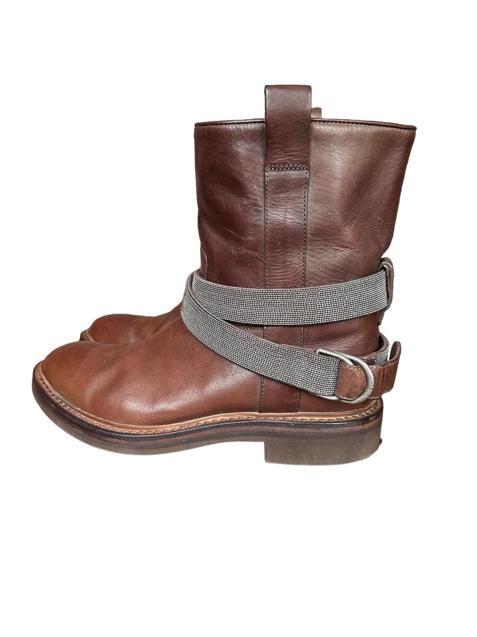 Brunello Cucinelli Stiefel Chelsea-Boots mit Monili - 24/7 Clothing