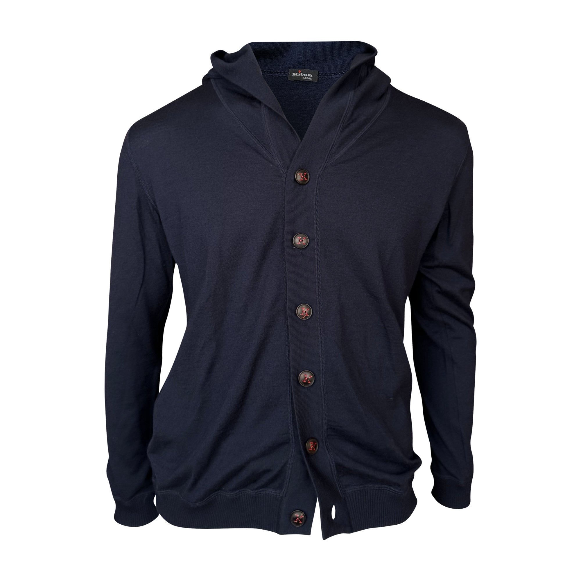 Kiton Cardigan mit Kapuze Kaschmir/Seide - 24/7 Clothing