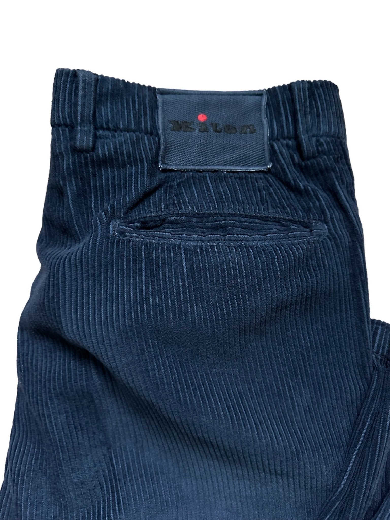 Kiton Hose Cord blau - 24/7 Clothing